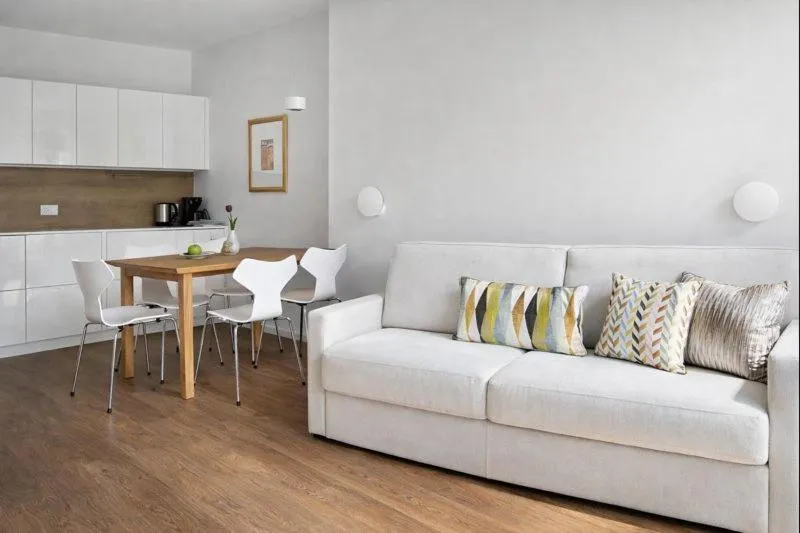 Kitchen or kitchenette in Hotel Gartenresidence Zea Curtis