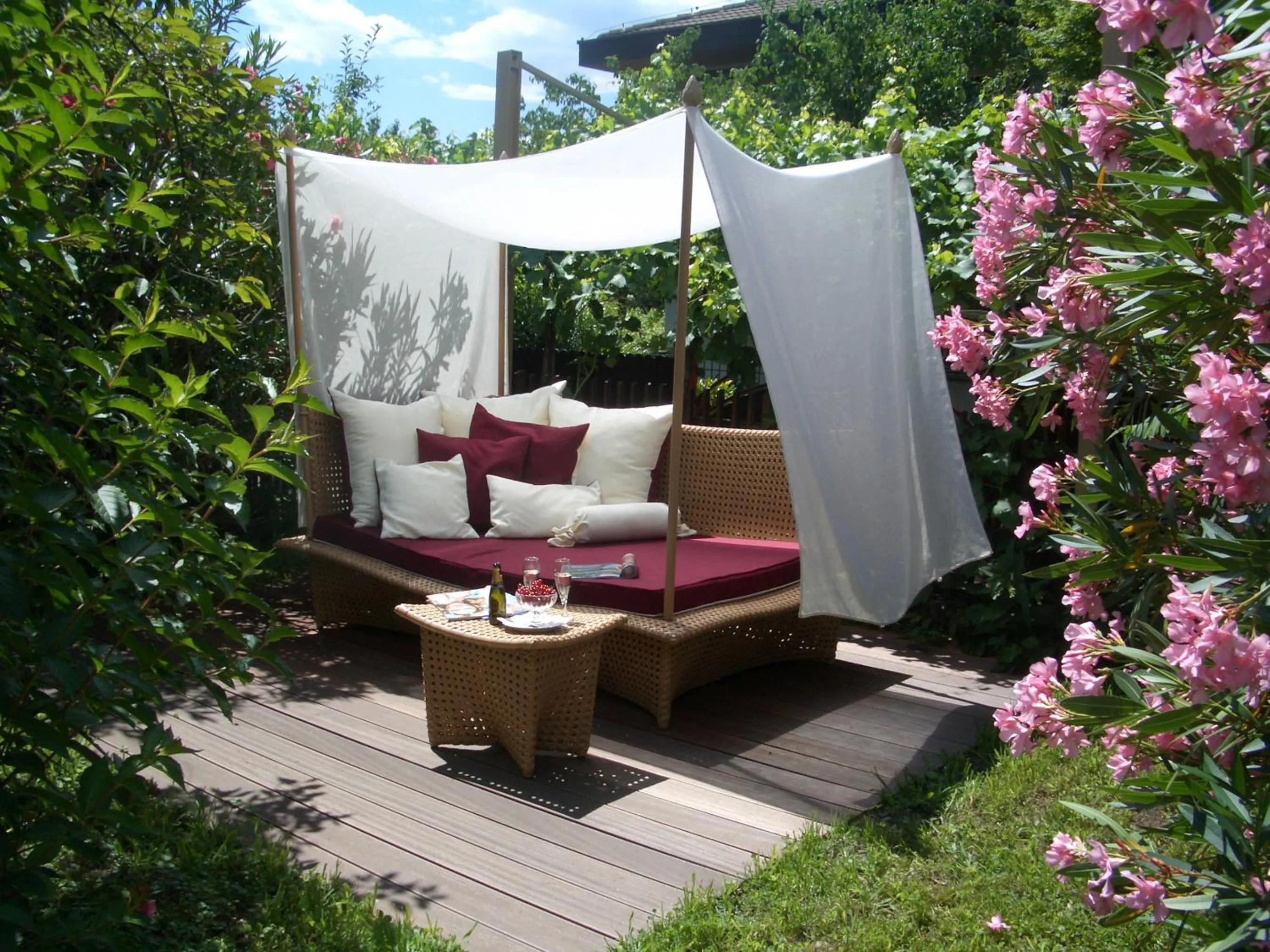 Garden in Hotel Gartenresidence Zea Curtis