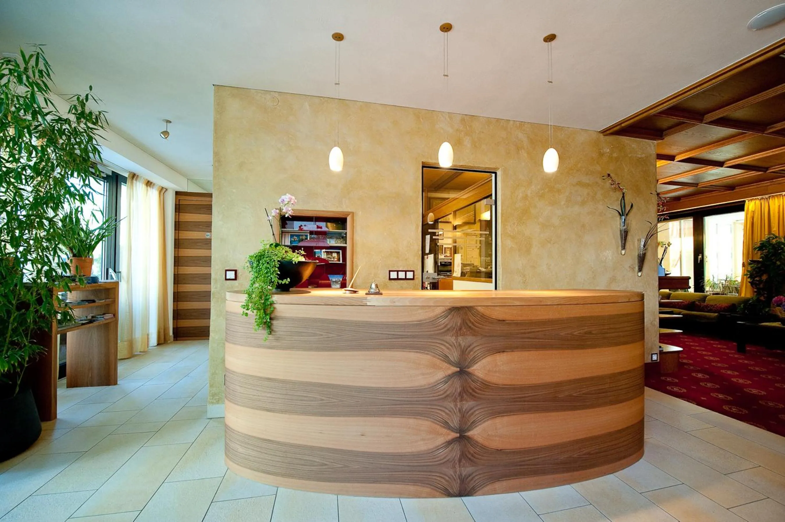 Lobby or reception in Hotel Gartenresidence Zea Curtis