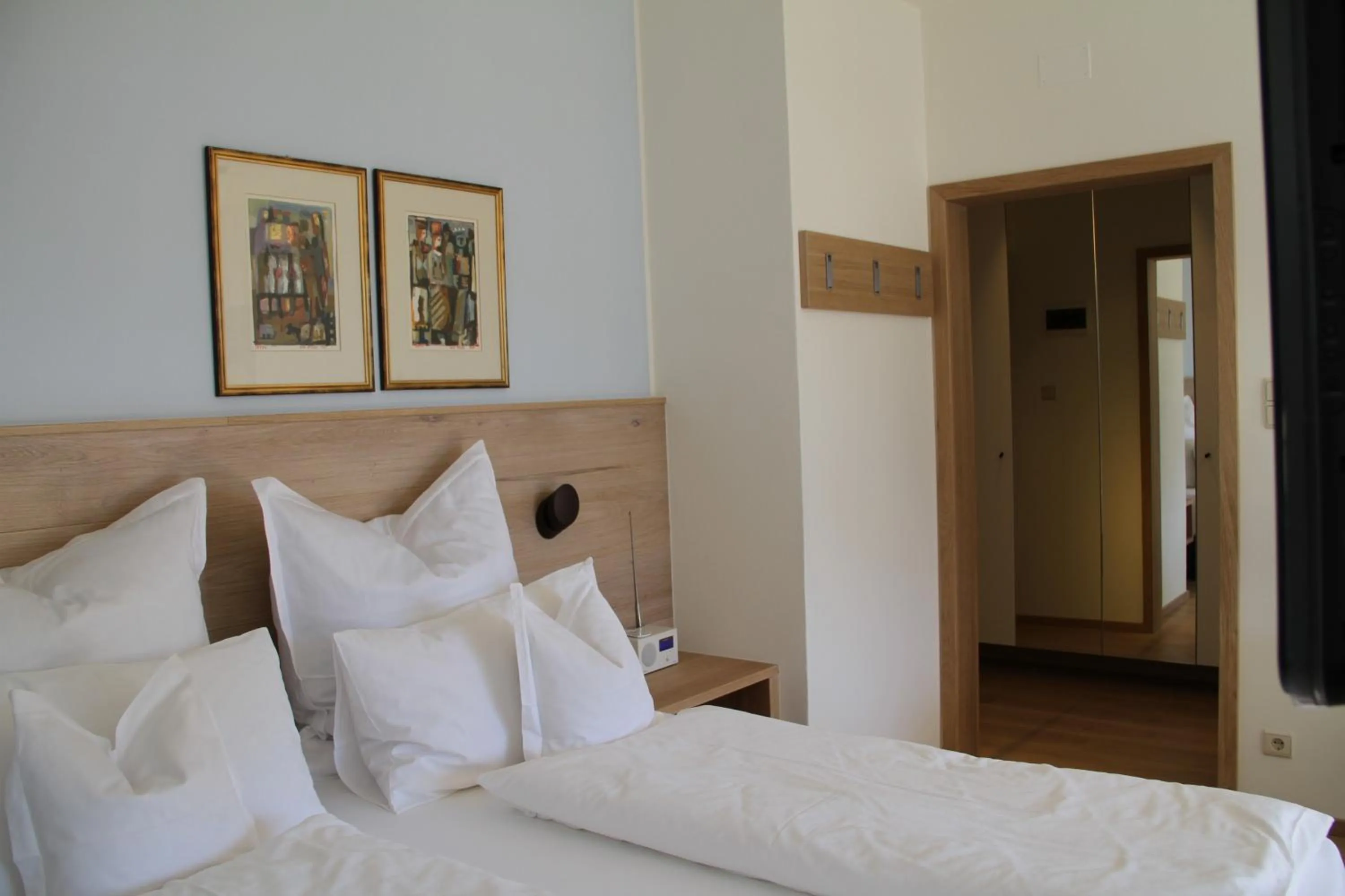 Decorative detail, Bed in Hotel Gartenresidence Zea Curtis