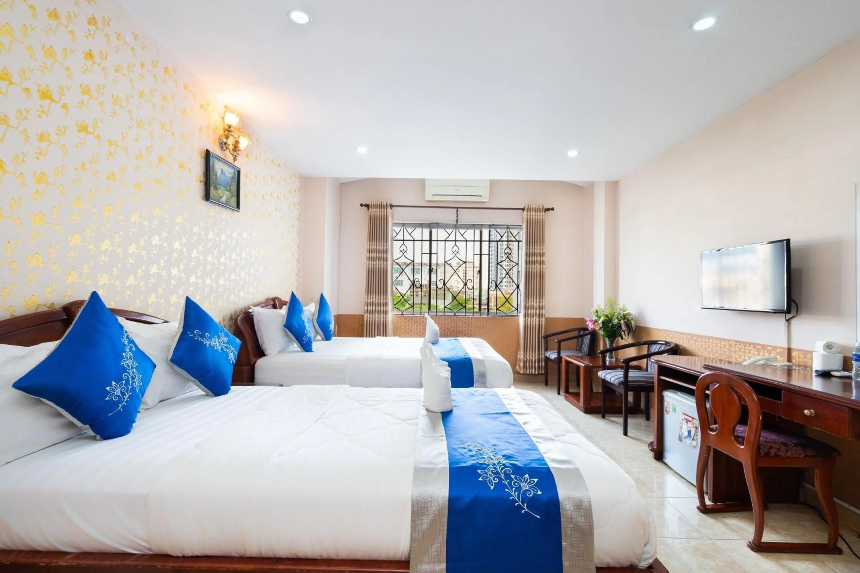 Bed in KHÁCH SẠN HỒNG PHÁT