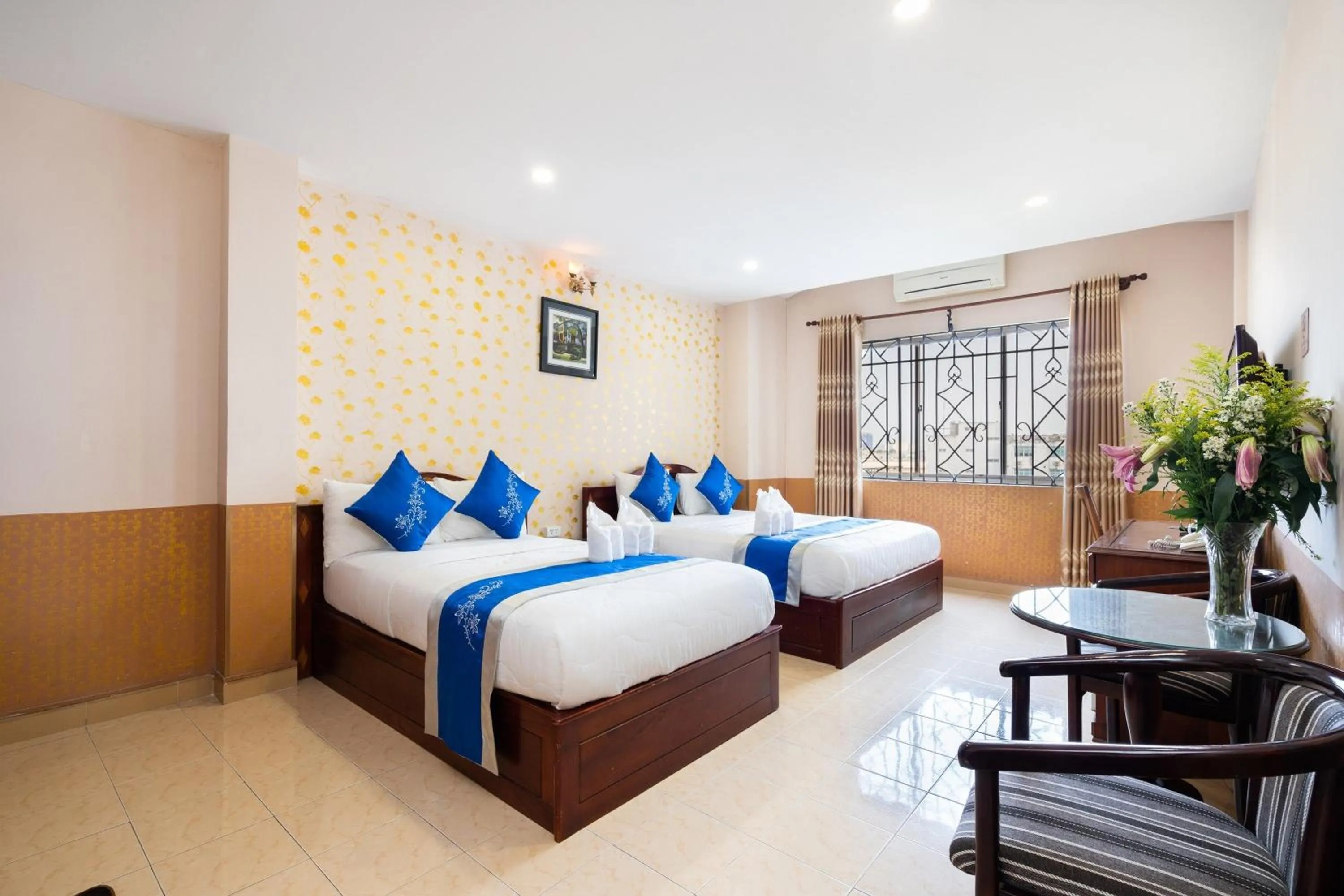 Bed in KHÁCH SẠN HỒNG PHÁT