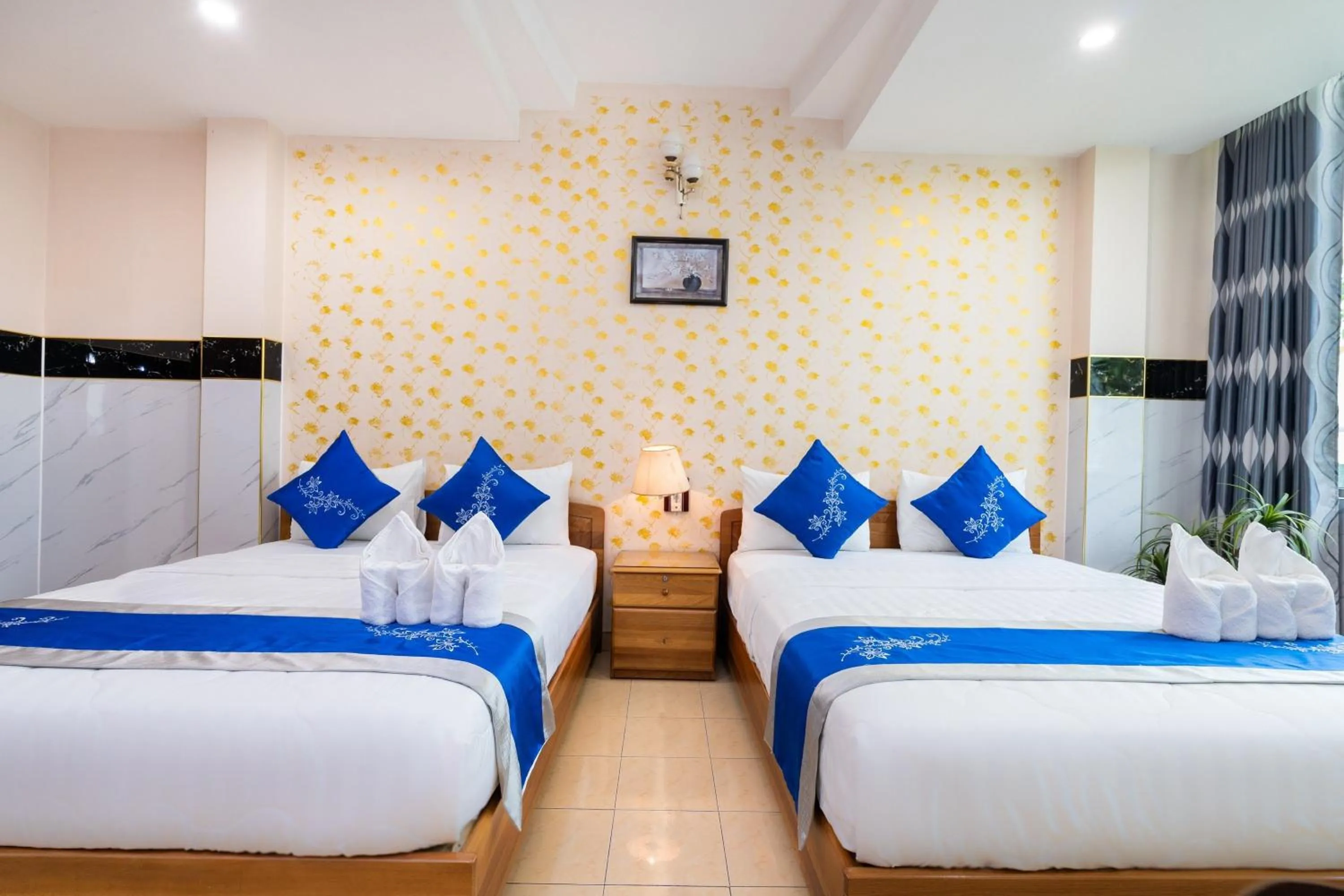 Bed in KHÁCH SẠN HỒNG PHÁT