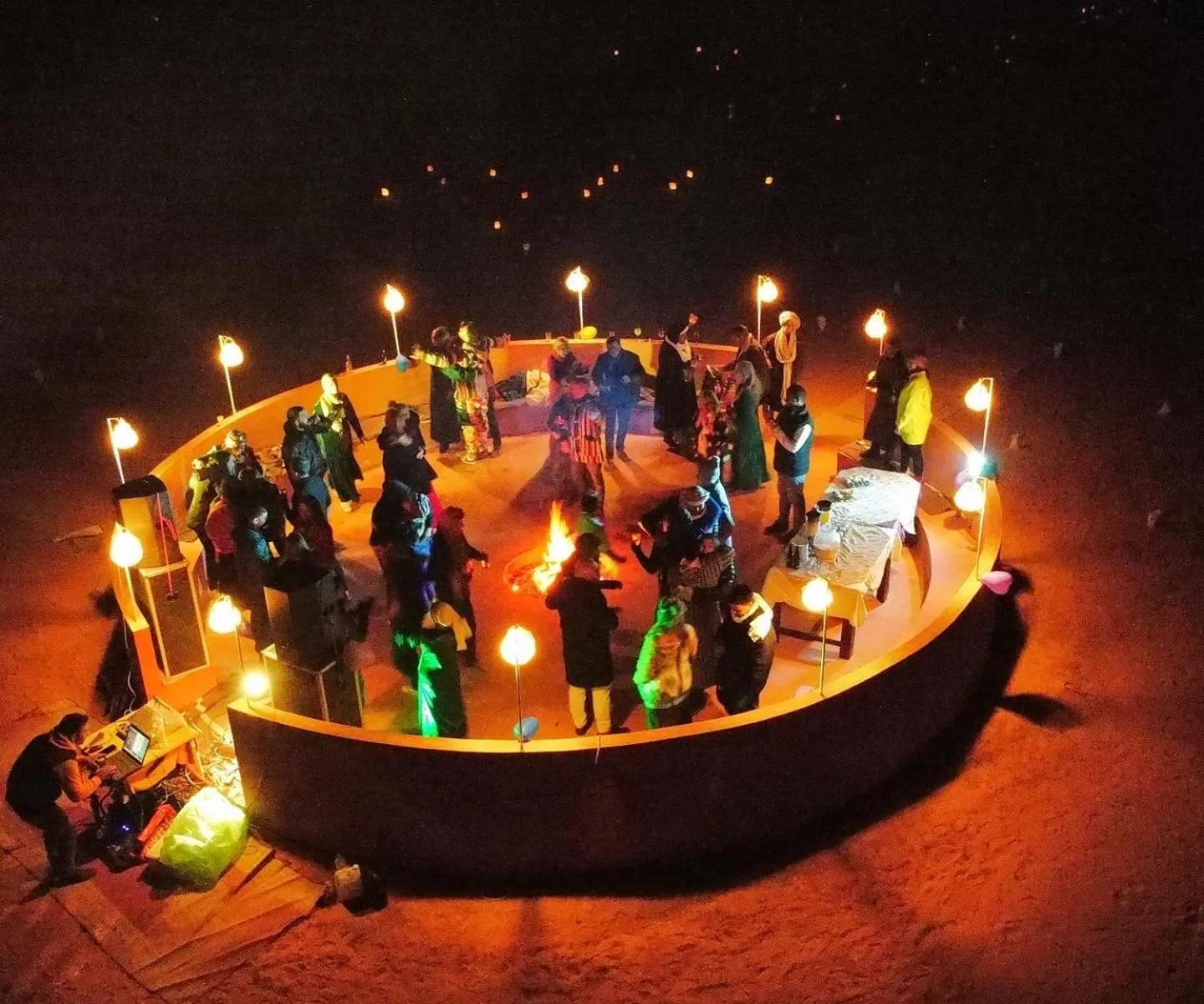 Relaxing Desert Camp