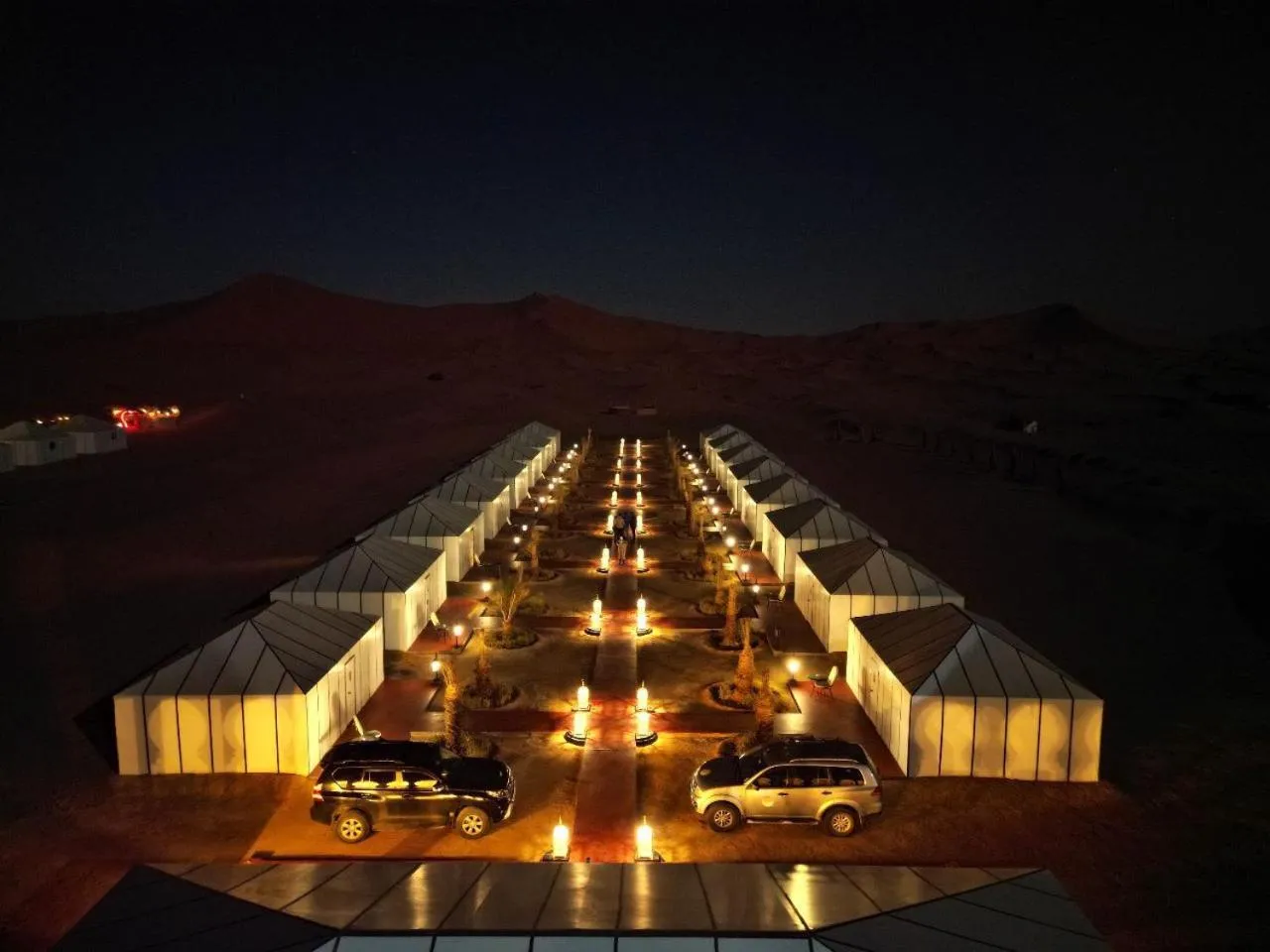 Relaxing Desert Camp