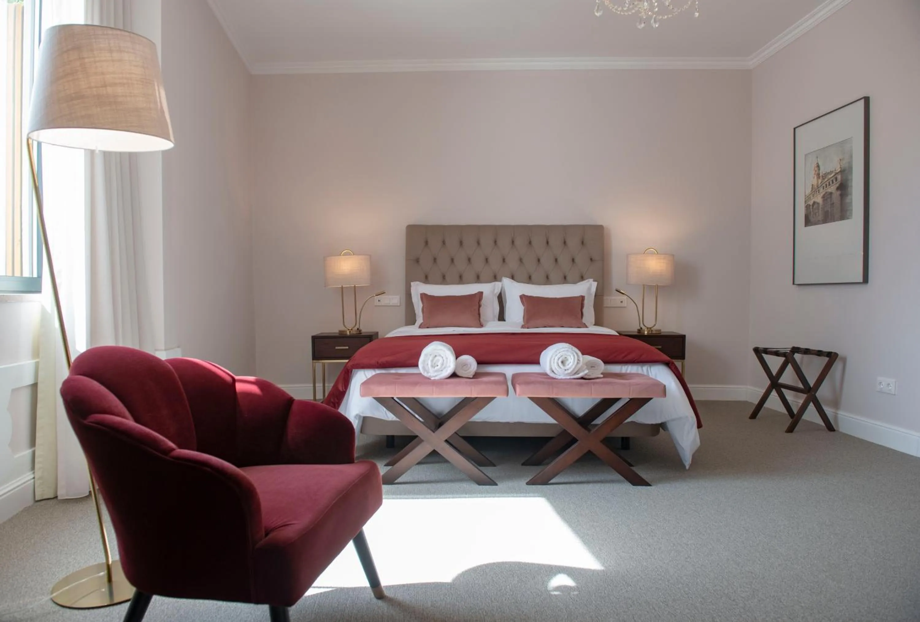 Deluxe Double Room with Bath - single occupancy in Portalegre Palace