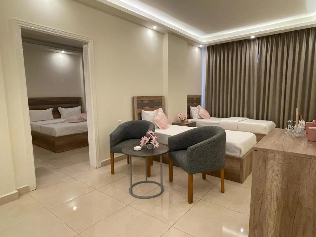 Bed in Aster Hotel Aqaba