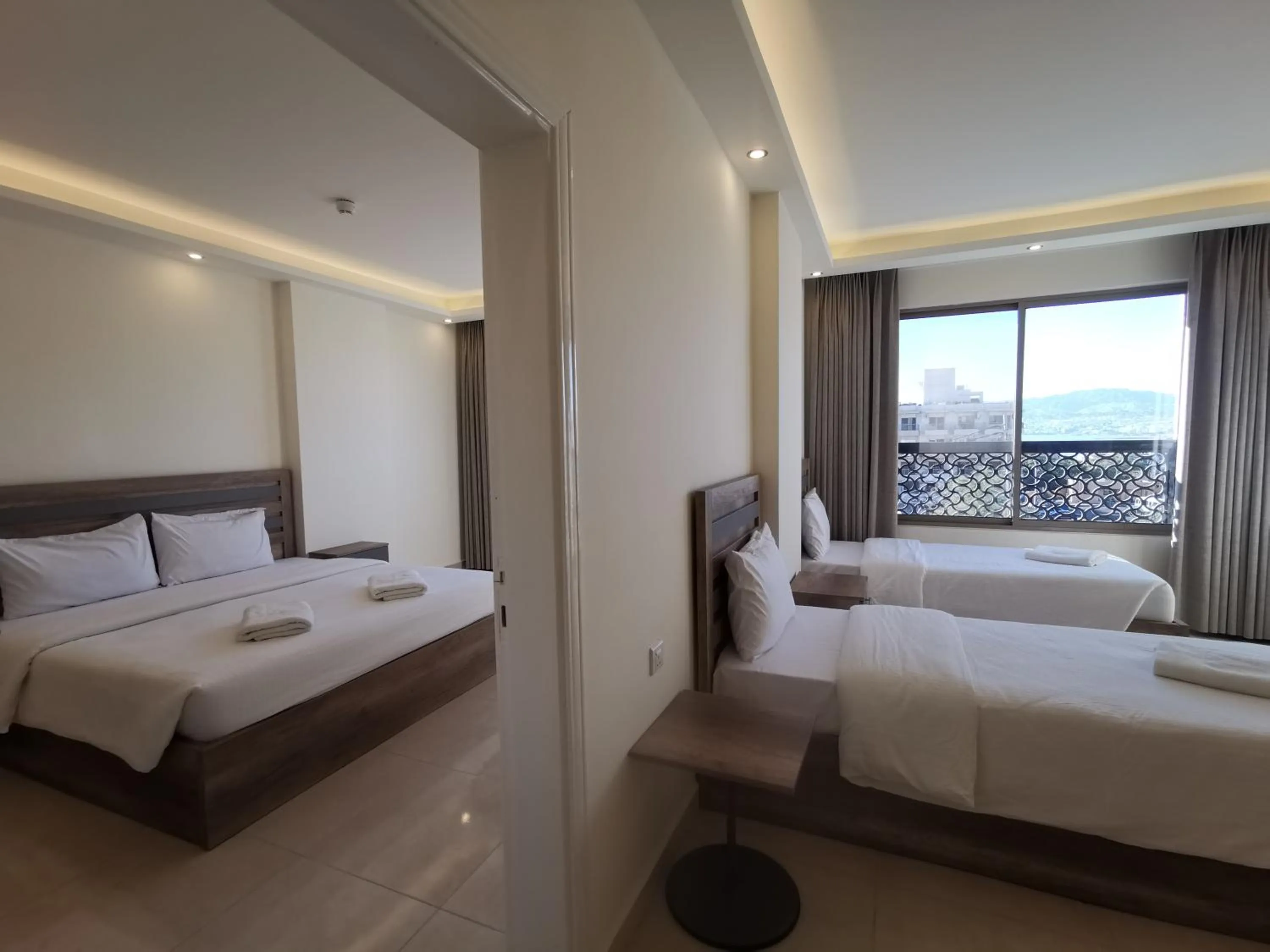 Bed in Aster Hotel Aqaba