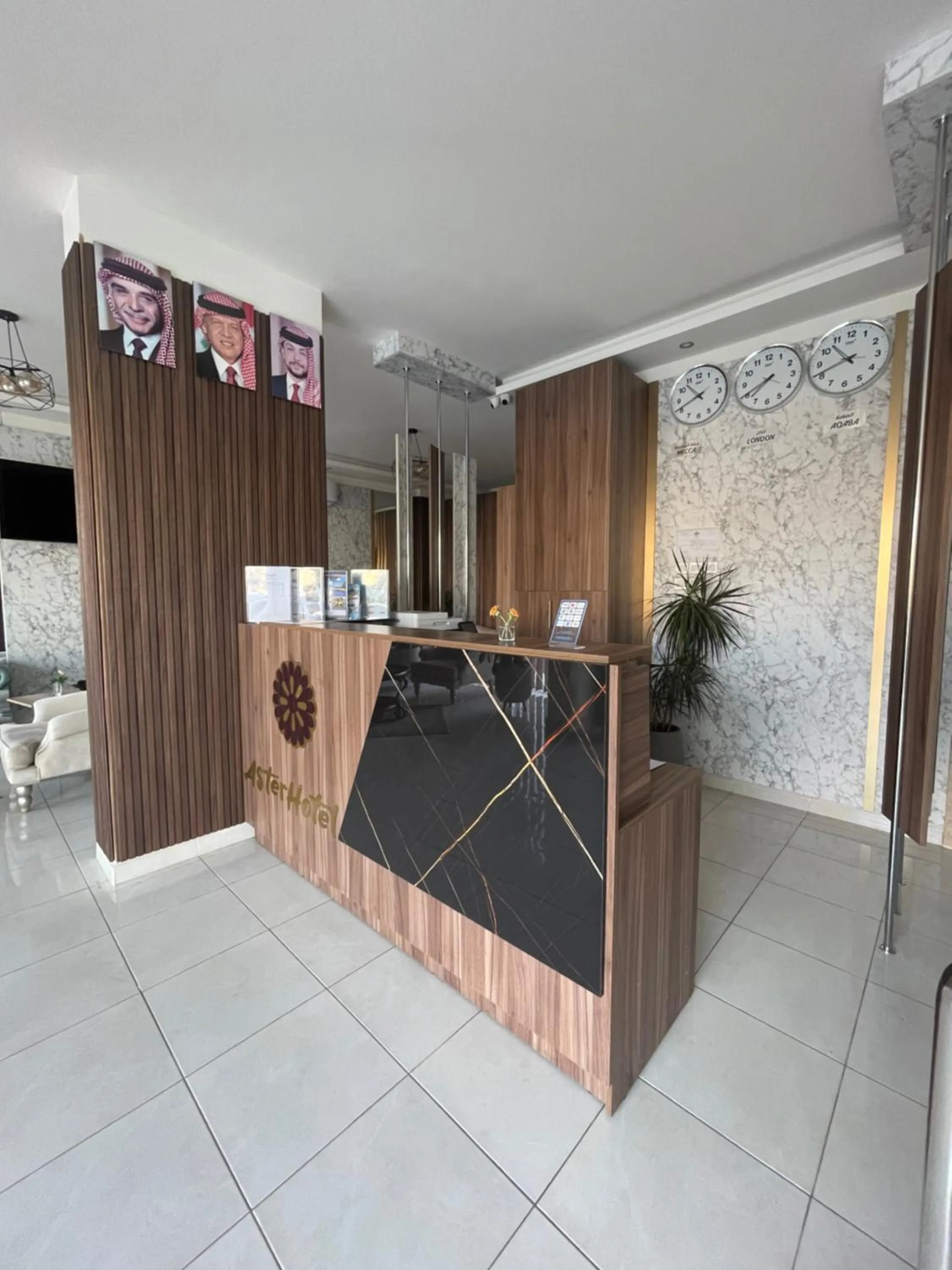 Lobby or reception in Aster Hotel Aqaba