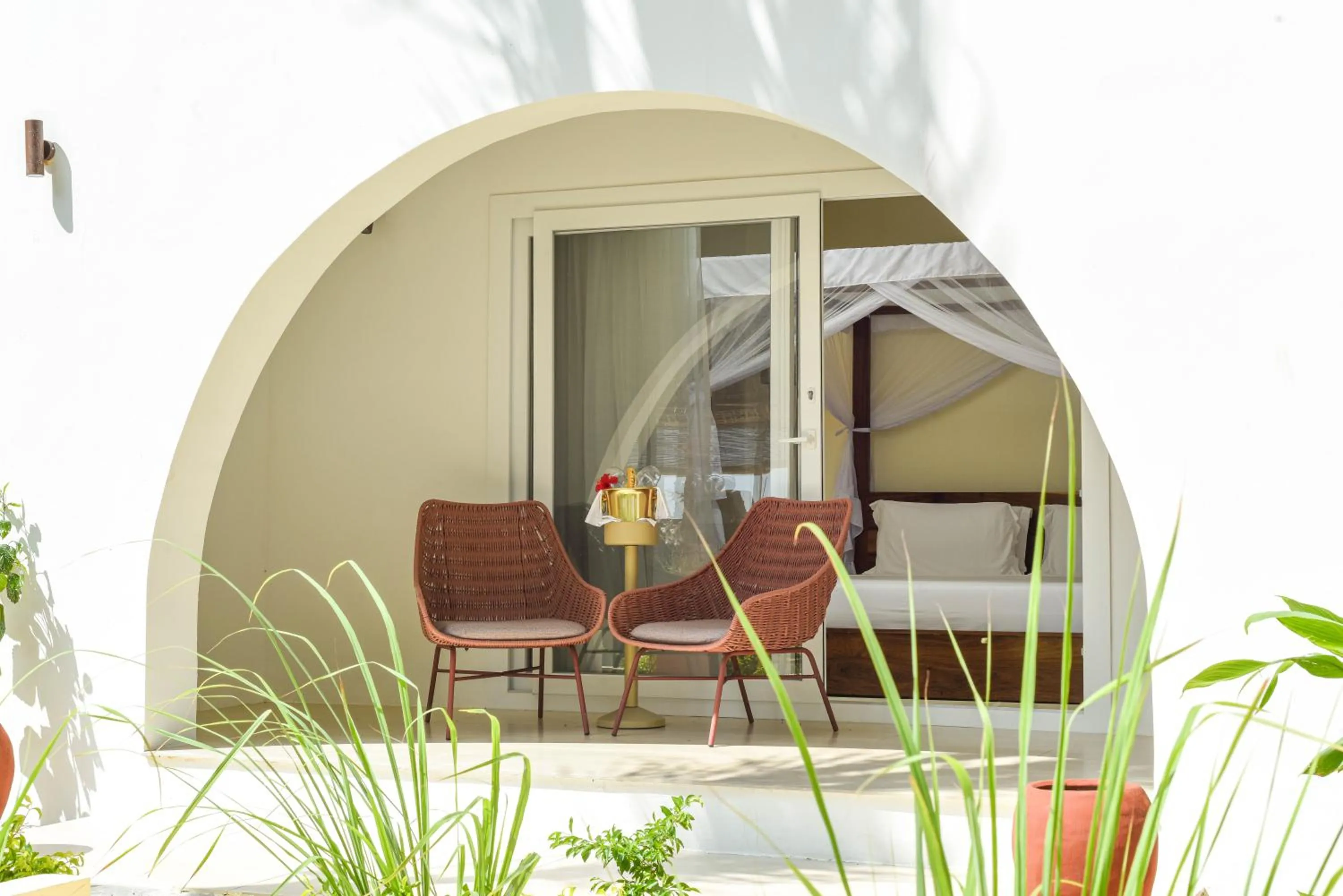 Patio in Alma Boutique Hotel