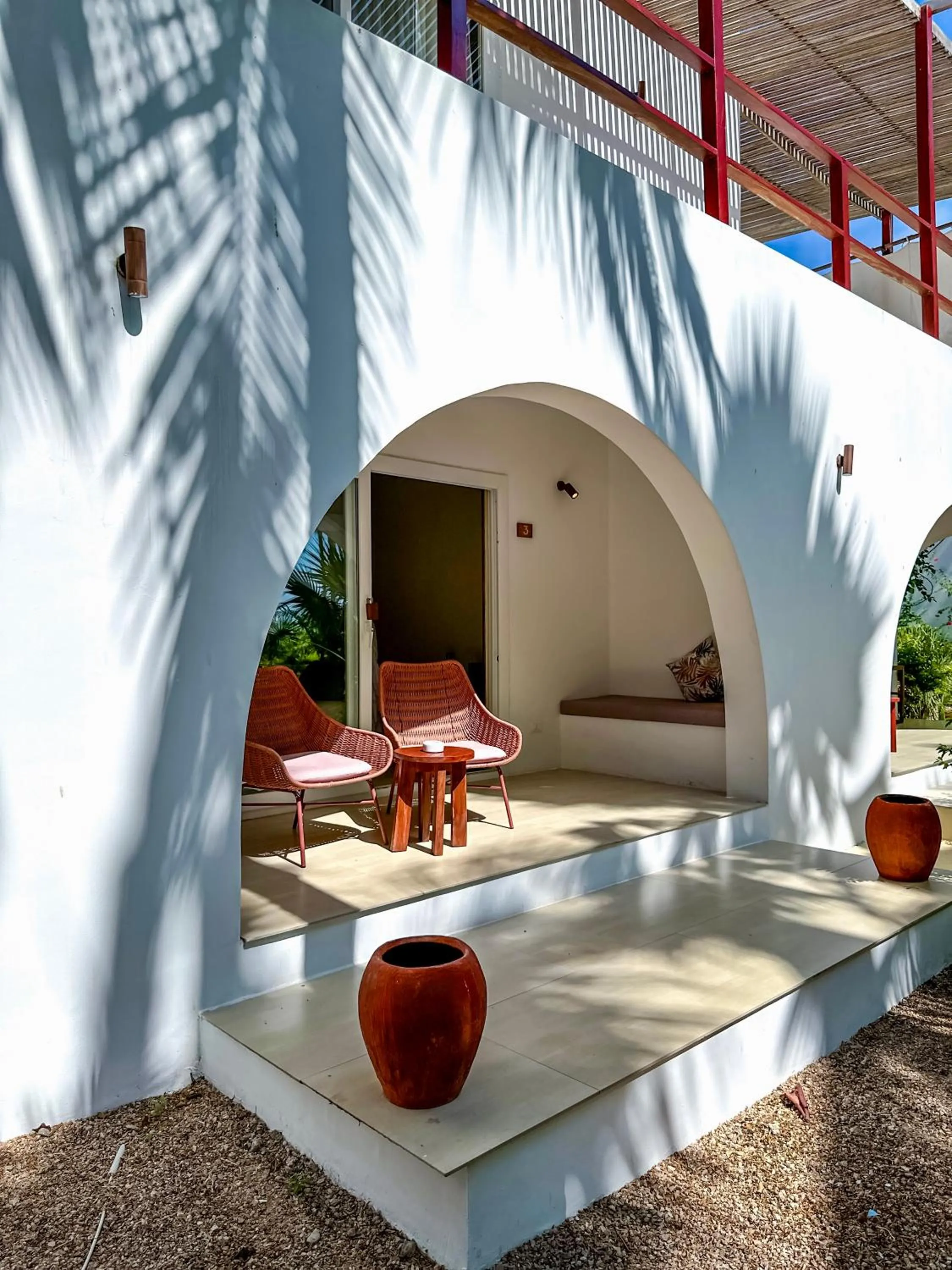 Patio in Alma Boutique Hotel