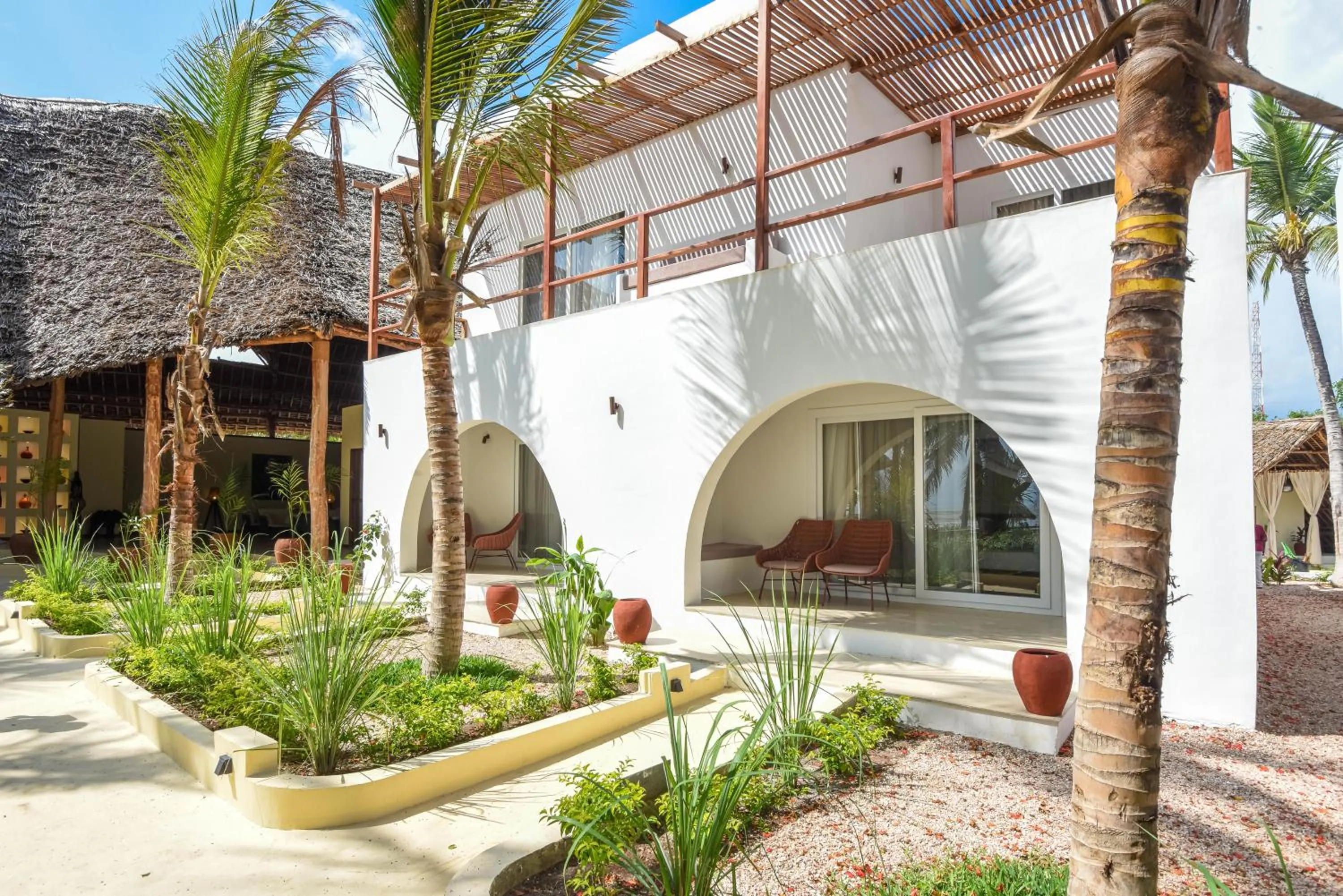 Garden view in Alma Boutique Hotel