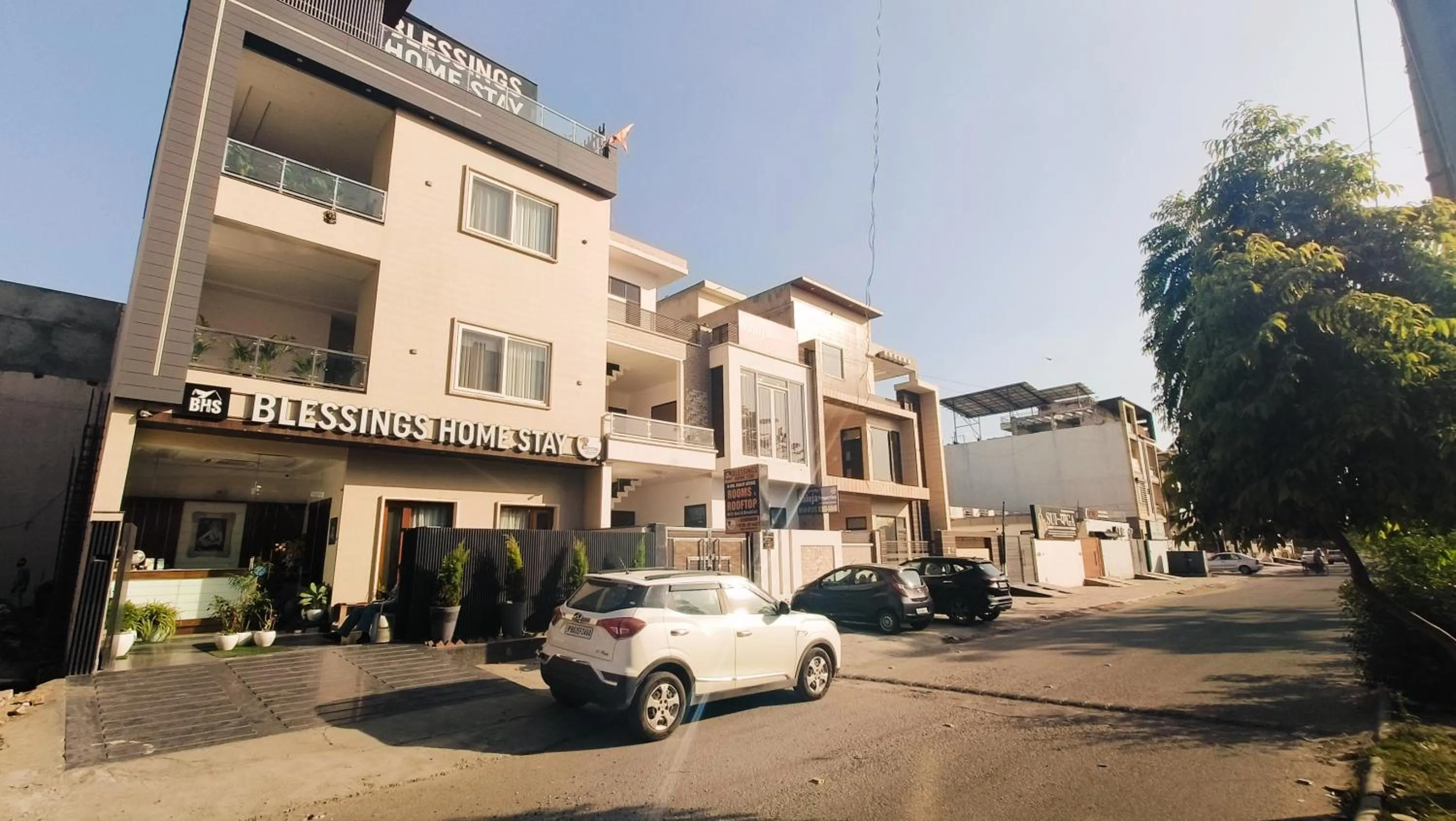 Property building in Blessings Hotel