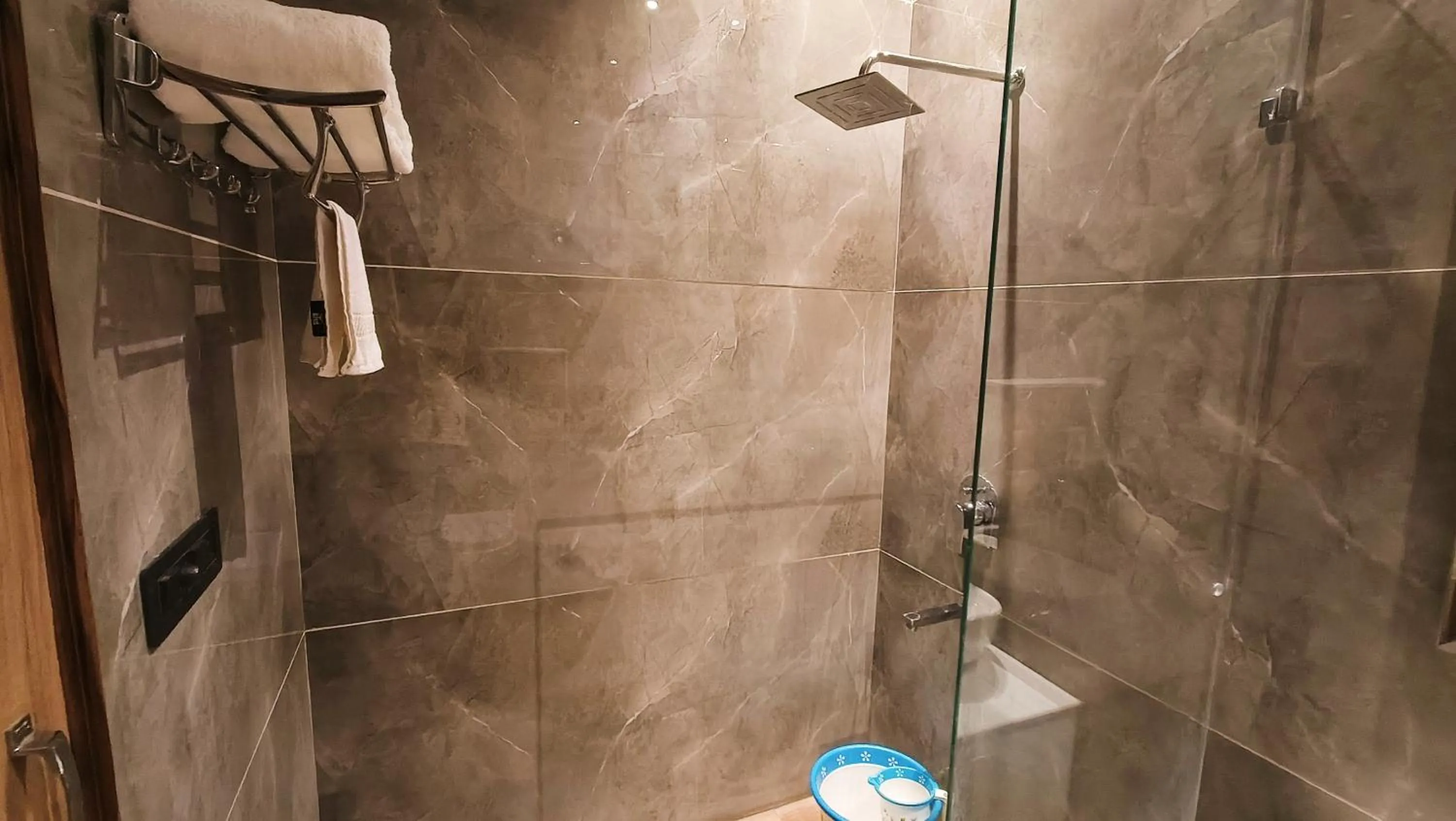 Shower in Blessings Hotel