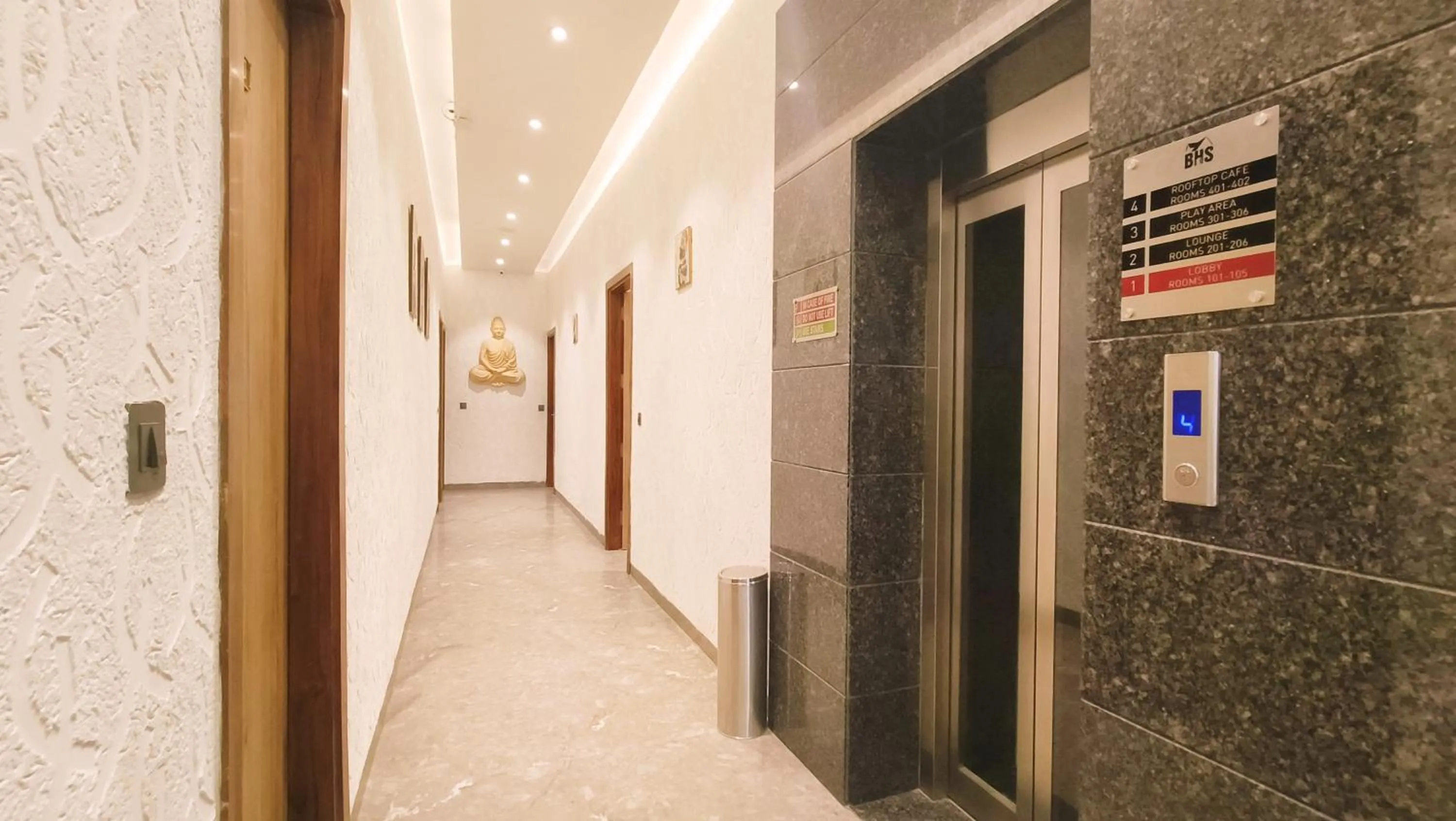 elevator in Blessings Hotel