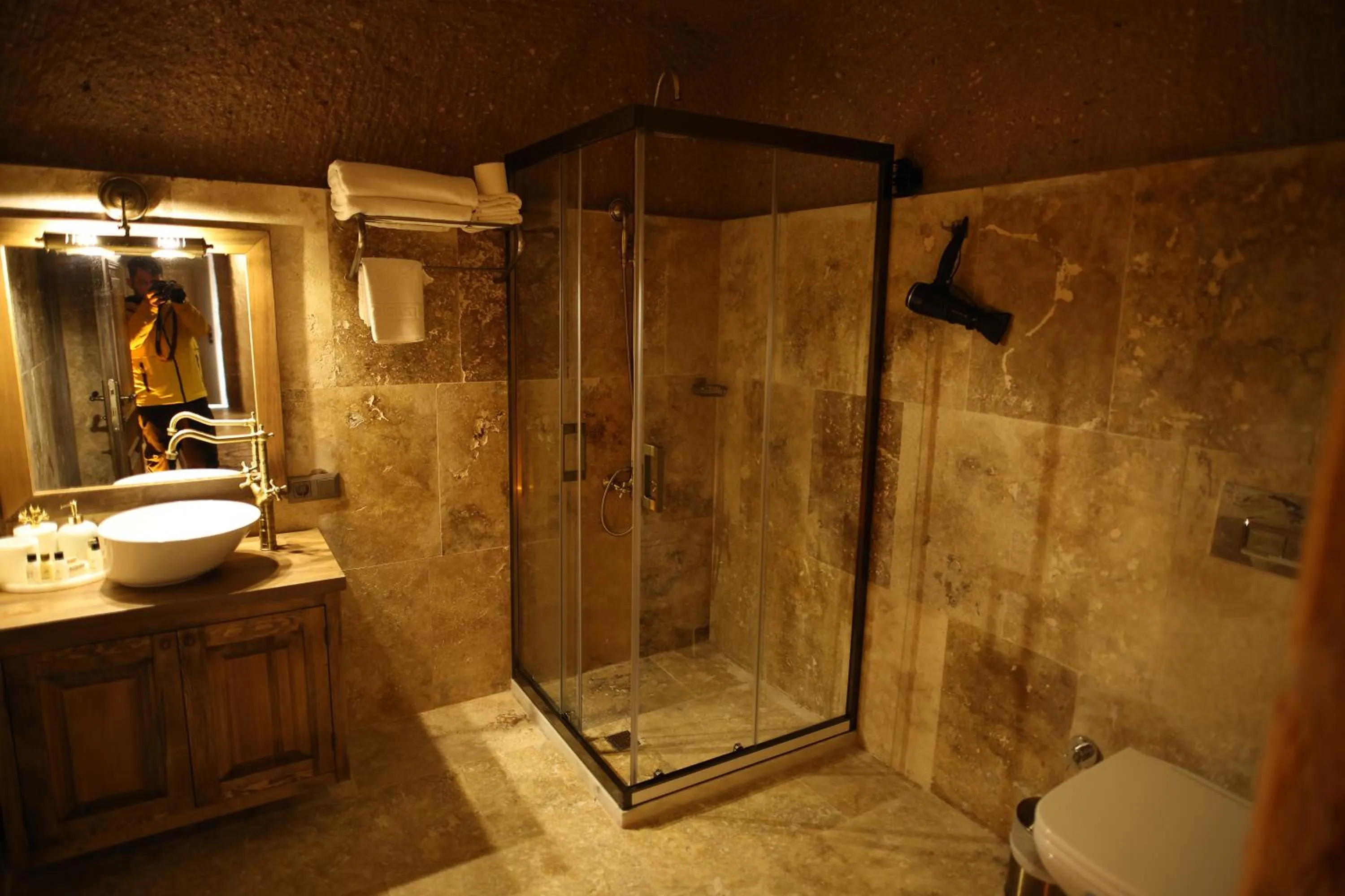 Shower in La Fairy Cappadocia