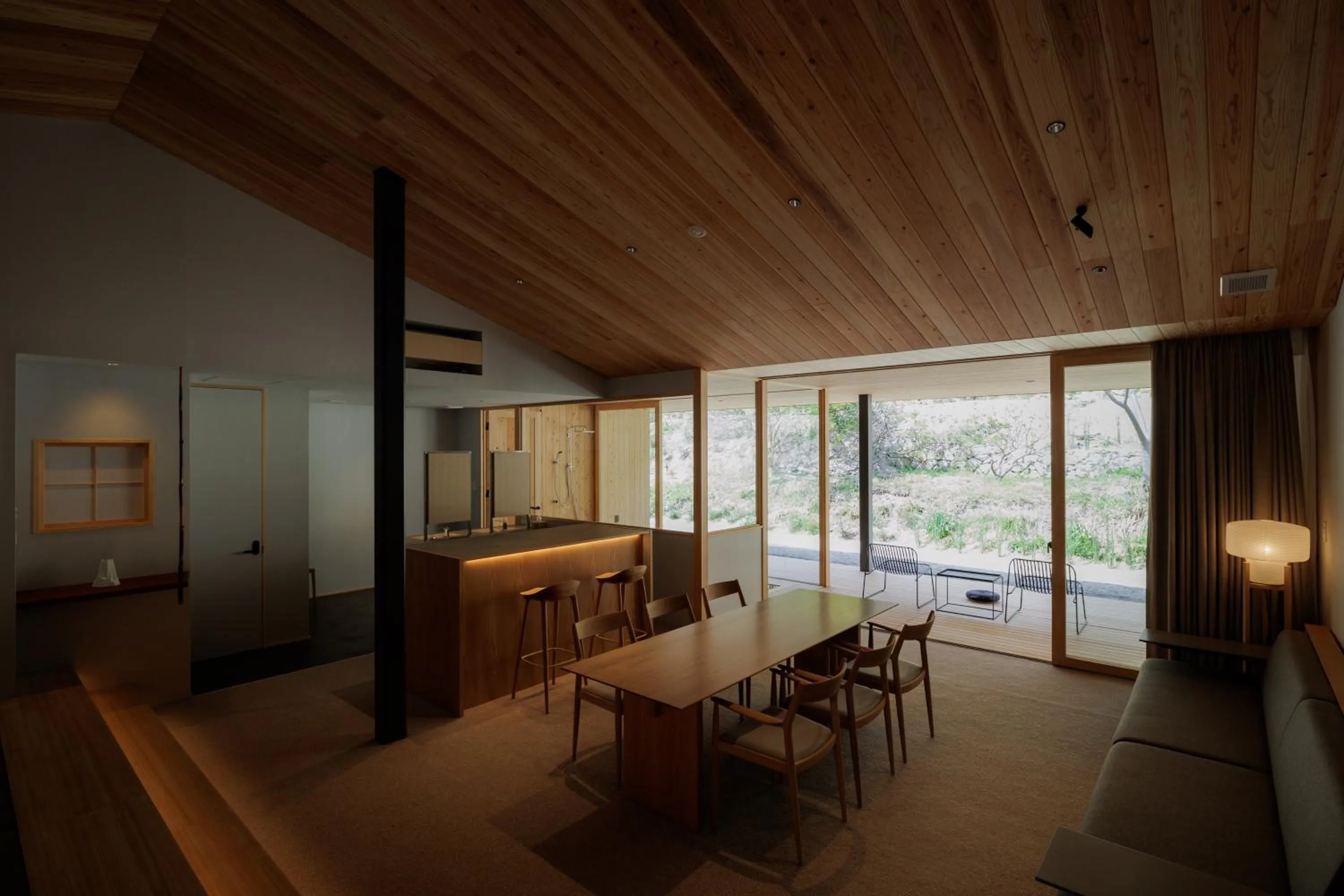 Guests in Naoshima Ryokan Roka