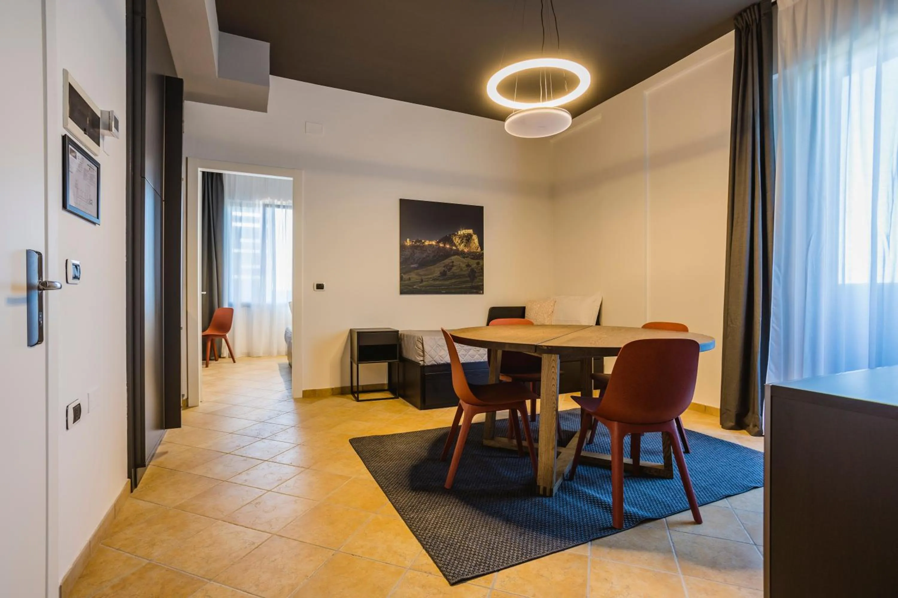 Seating area in Residence 9 Line