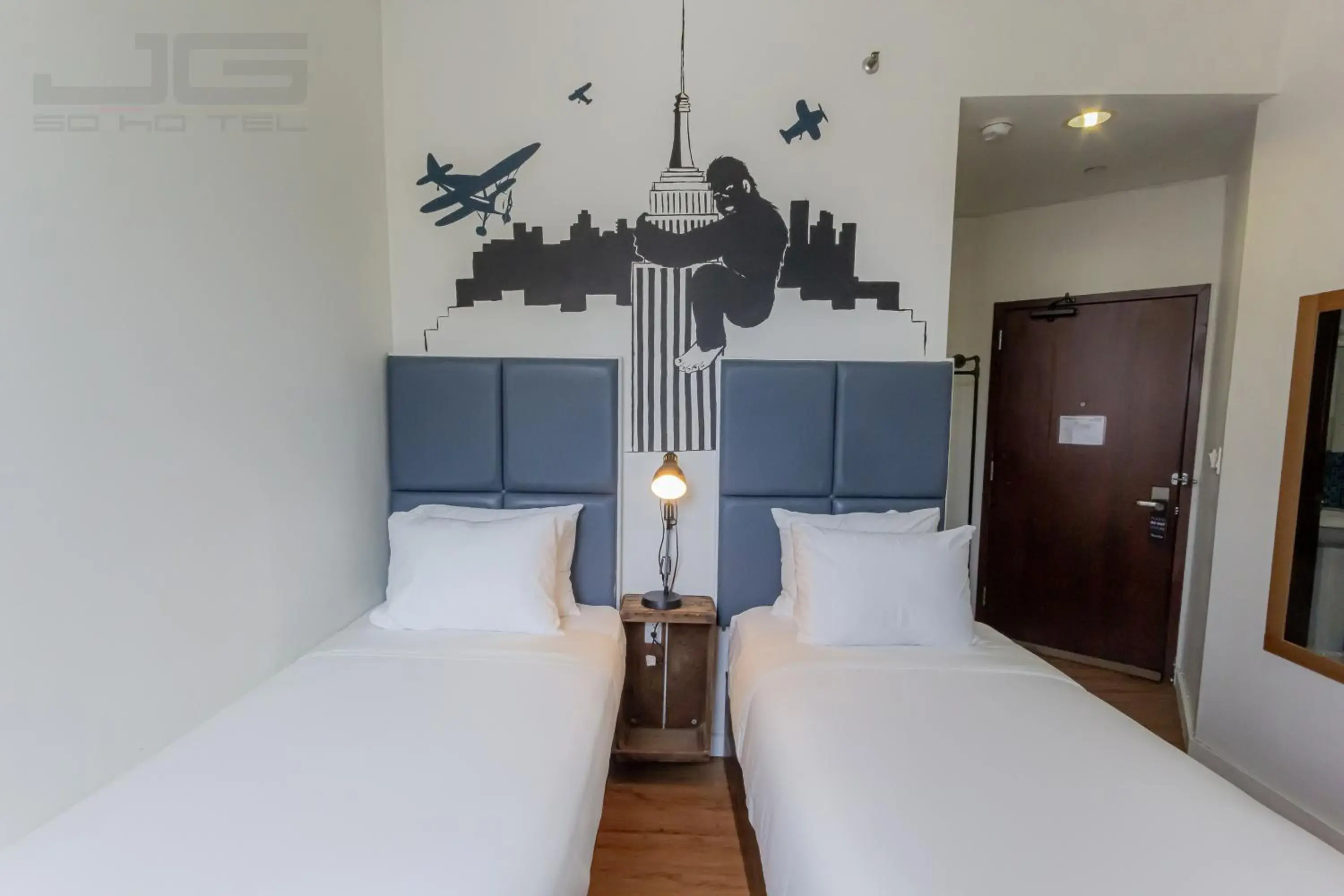 Bed in JG Sohotel Bed in JG Sohotel