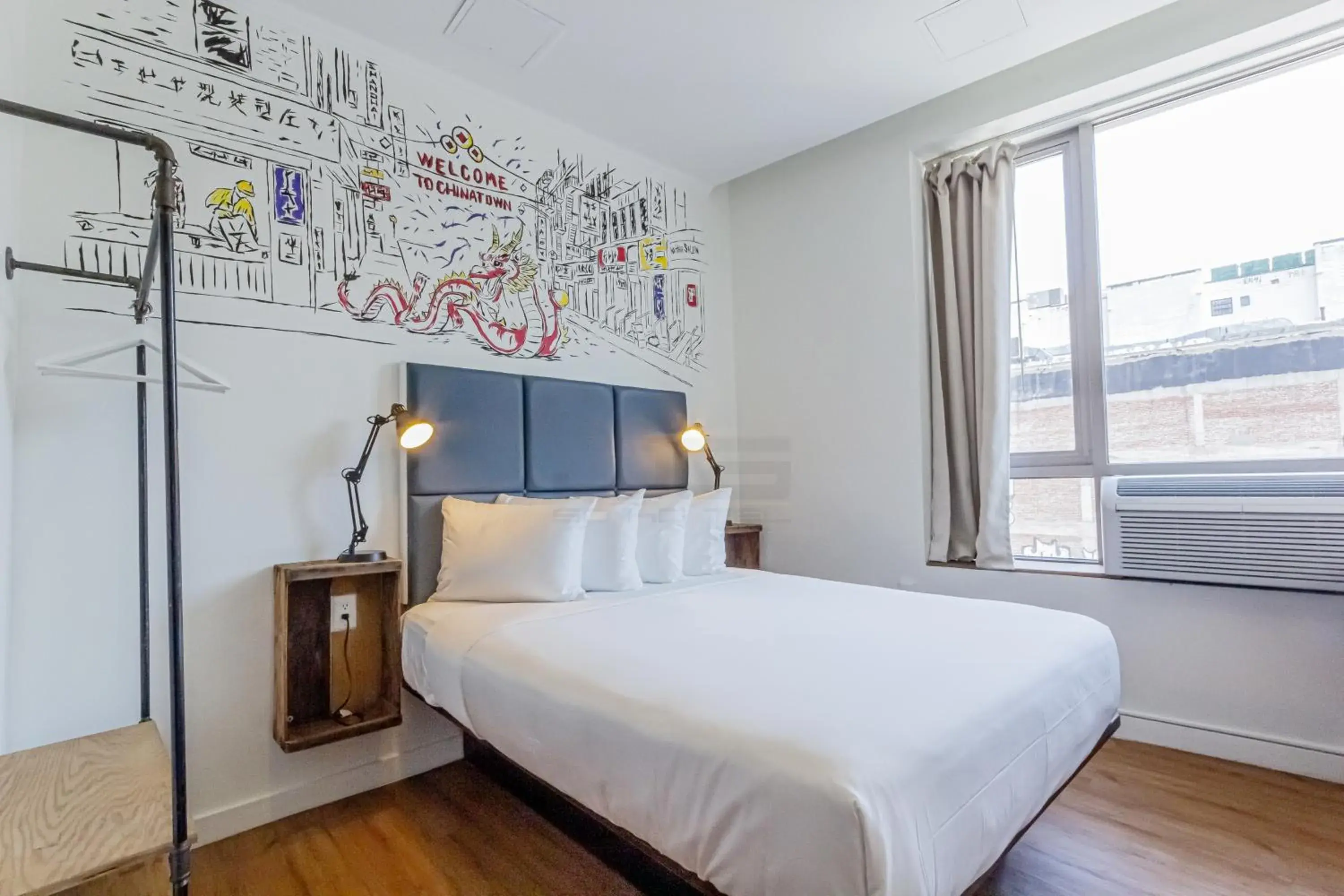 Bed in JG Sohotel Bed in JG Sohotel