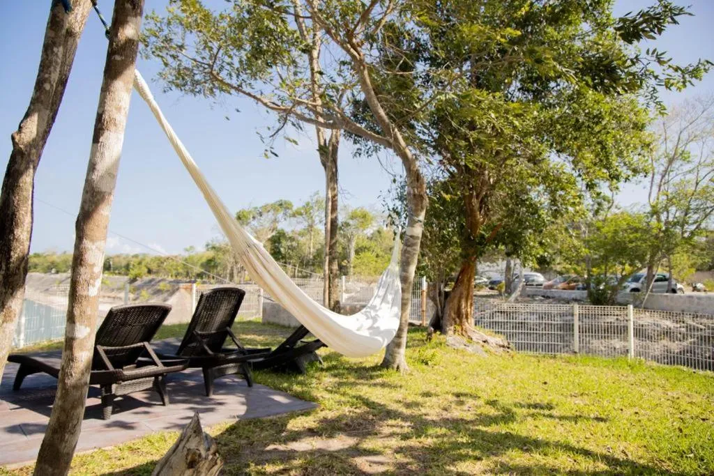 Patio in Mayan Water Hotel