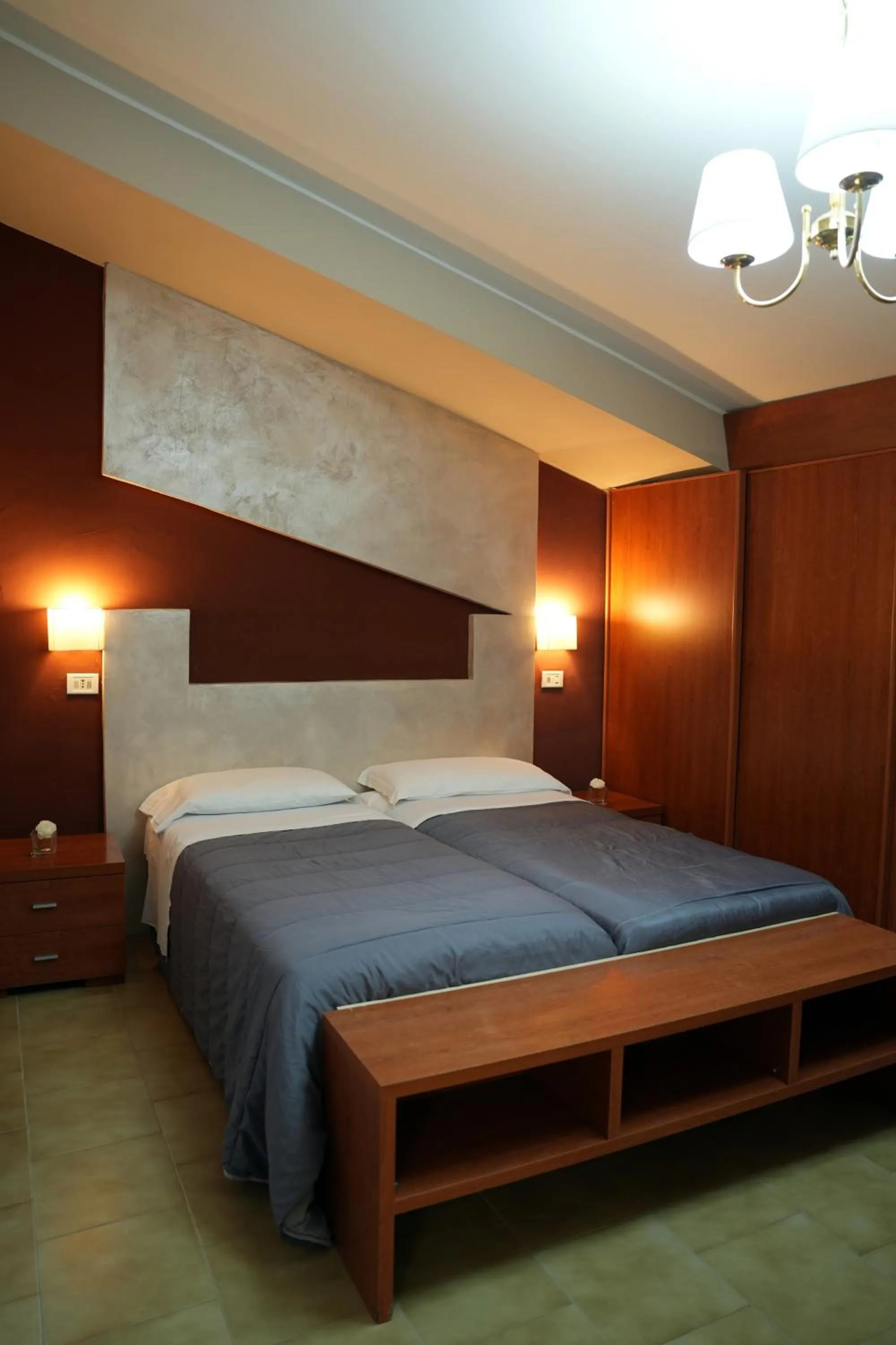 Bed in Hotel Marconi