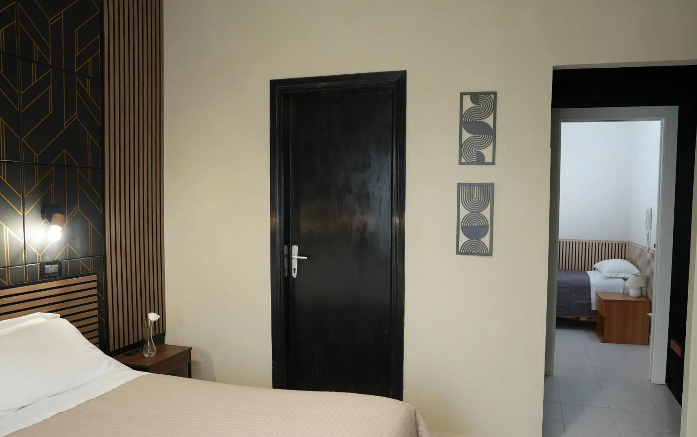 Bed in Hotel Marconi