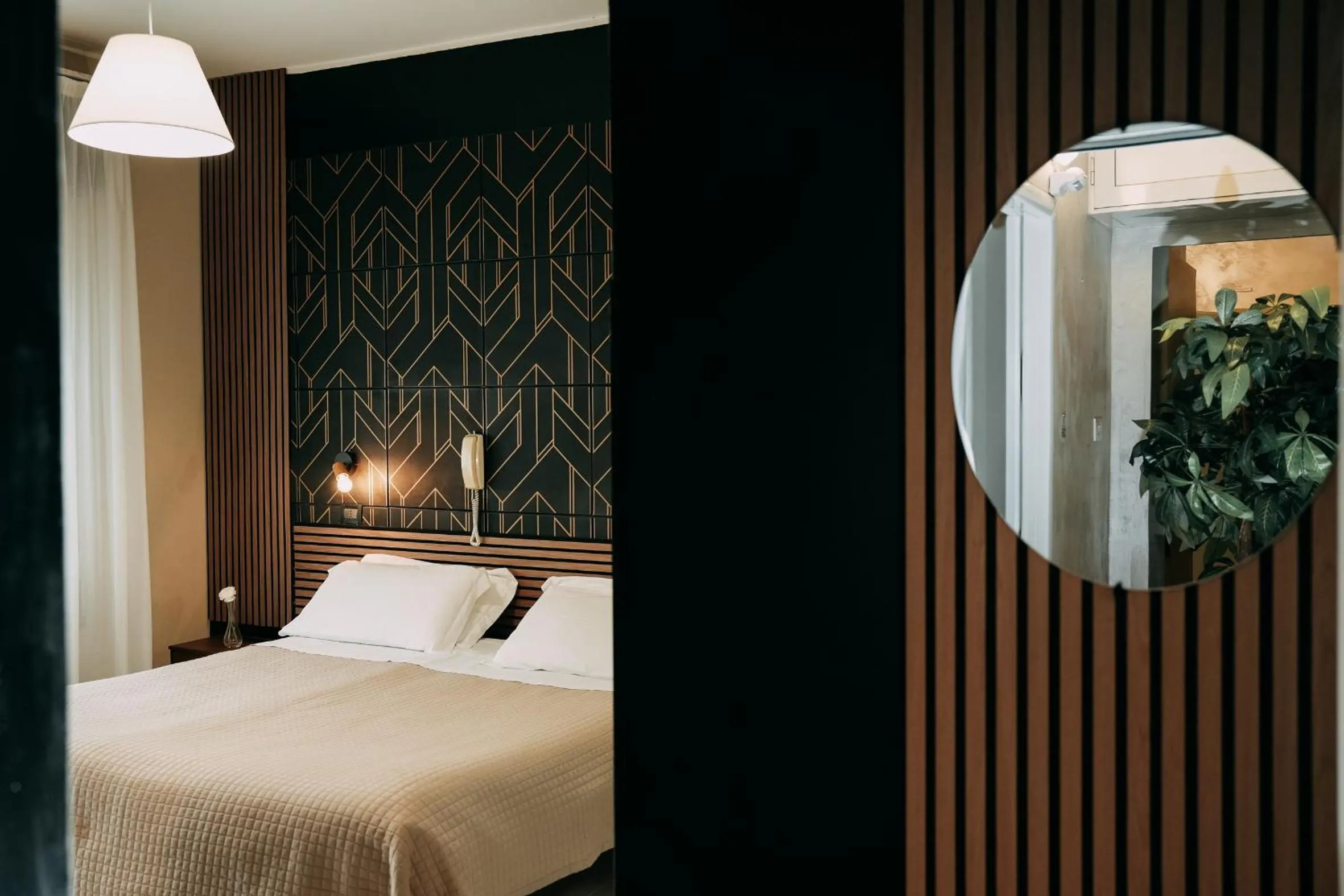 Bed in Hotel Marconi