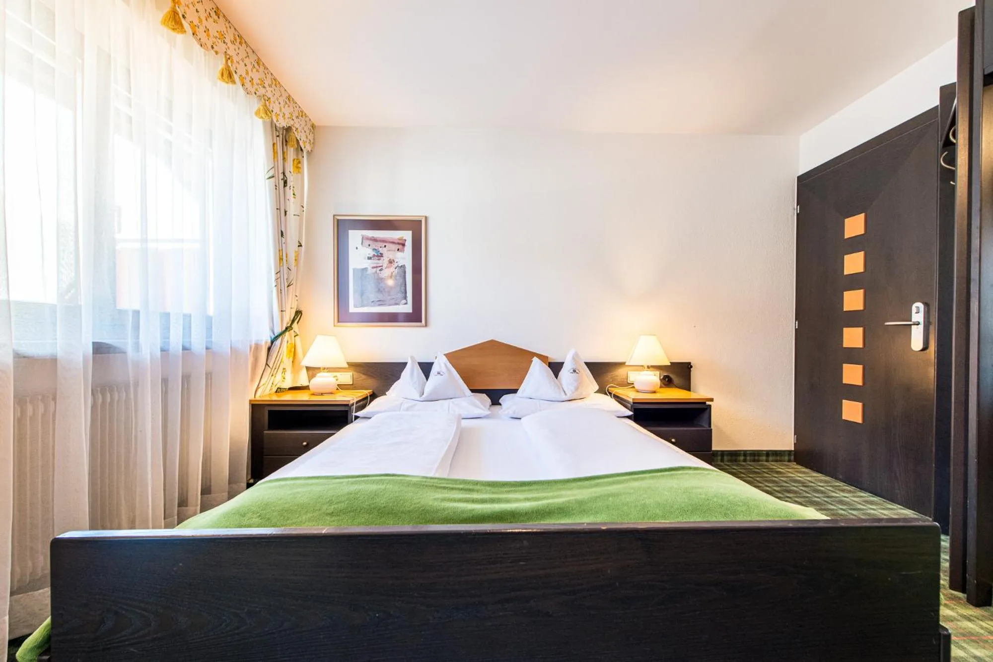 Bed in Alphotel Stocker Alpine Wellnesshotel