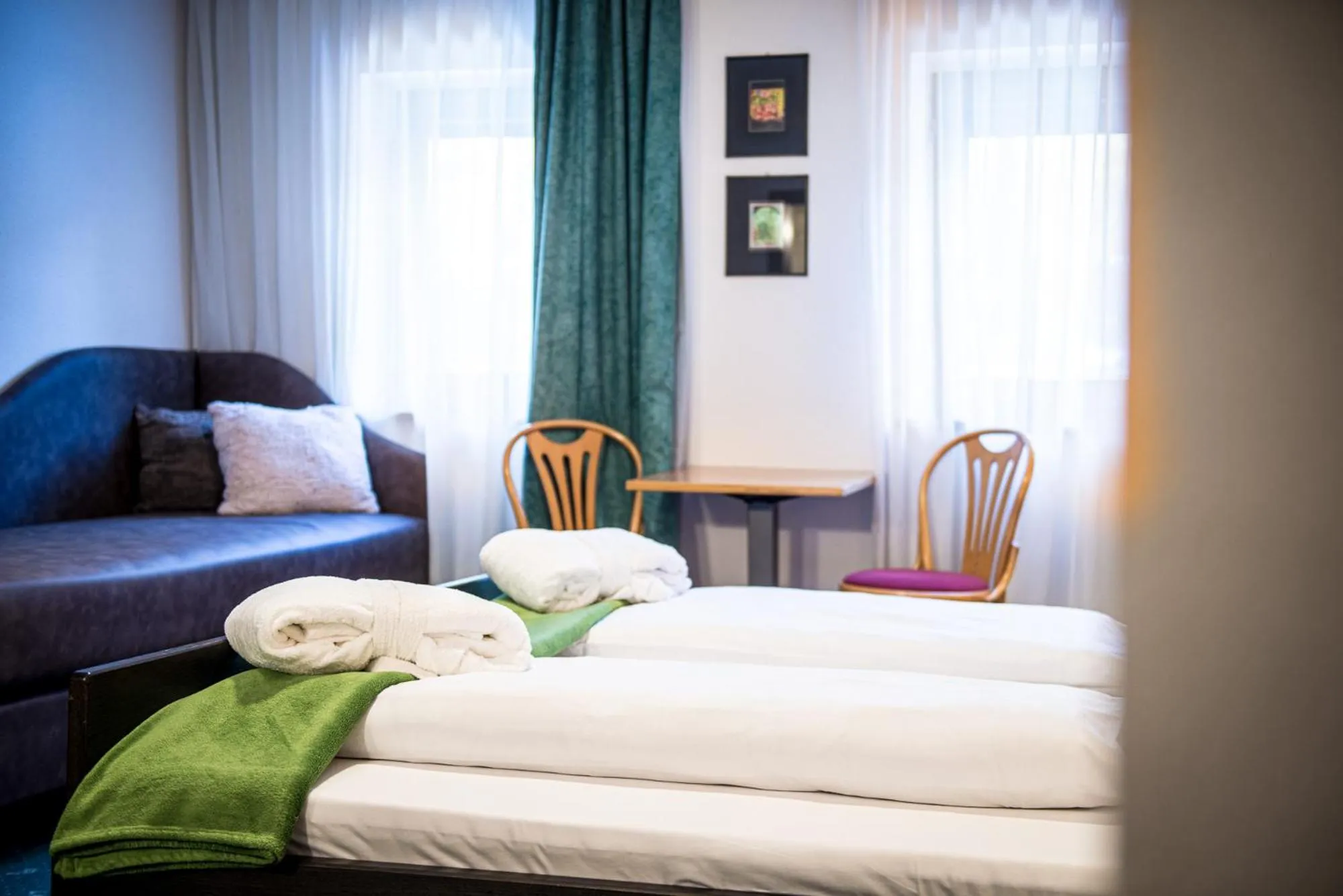 Seating area, Bed in Alphotel Stocker Alpine Wellnesshotel