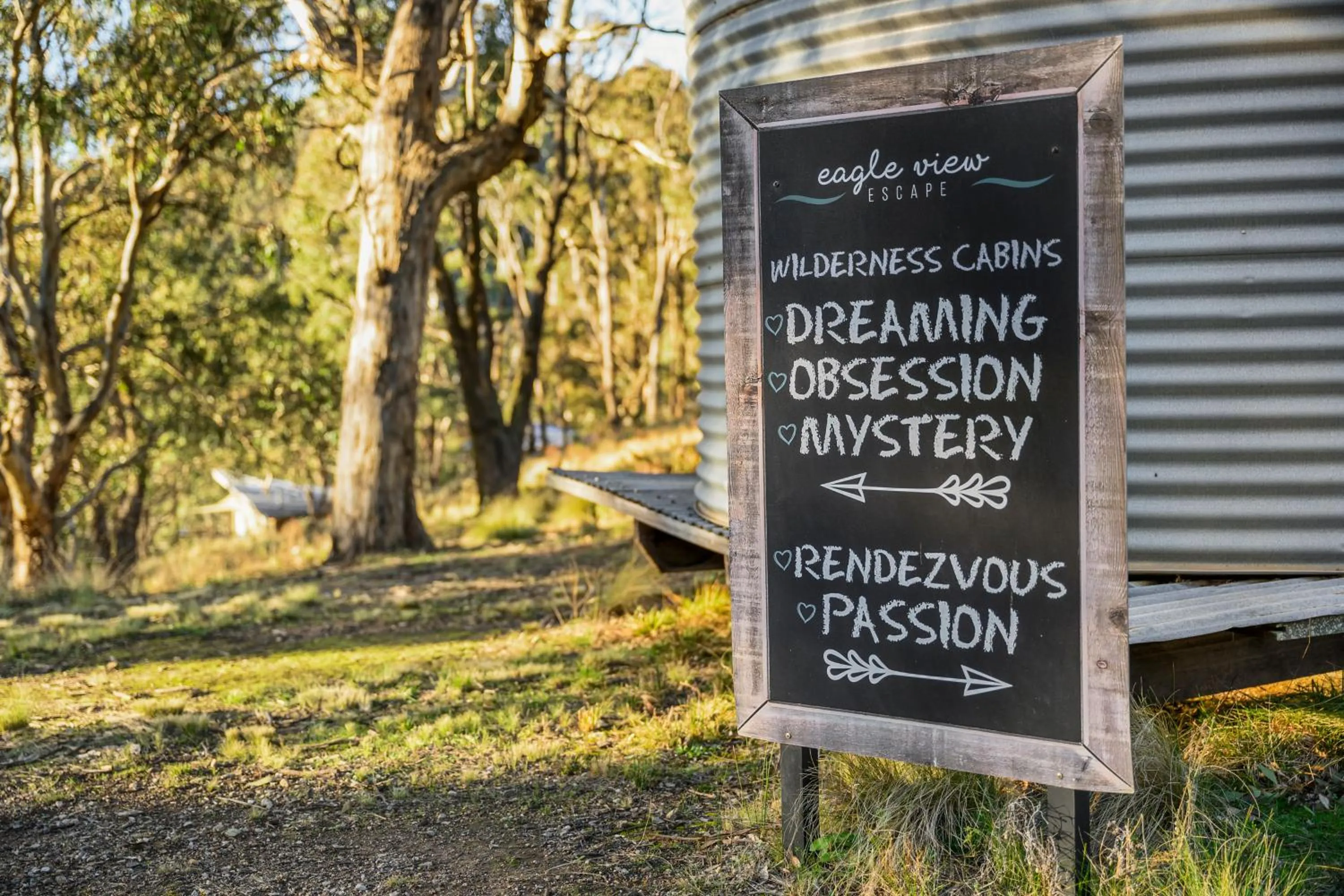 Property logo or sign in Eagle View Escape