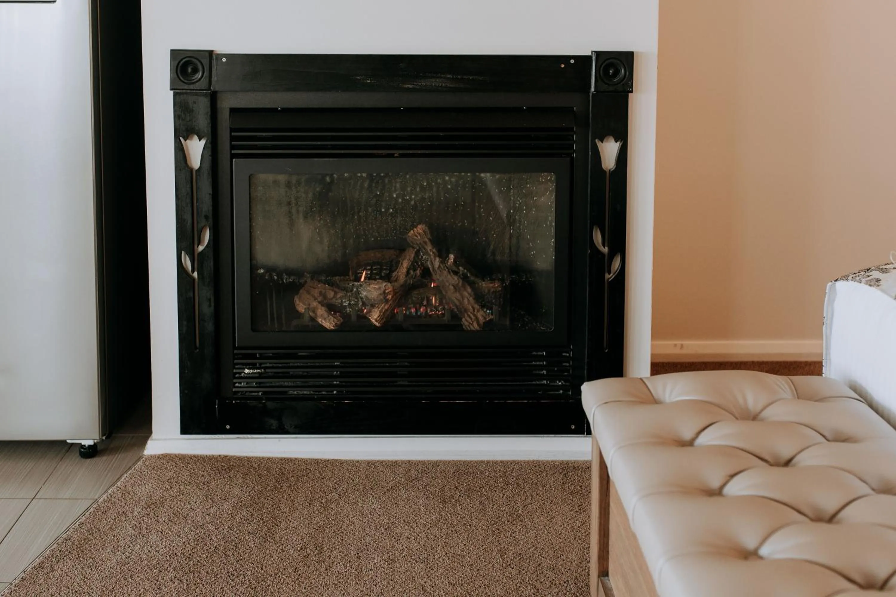 fireplace in Eagle View Escape