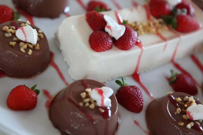 Food close-up in Park Hotel Ristorante Ca' Bianca