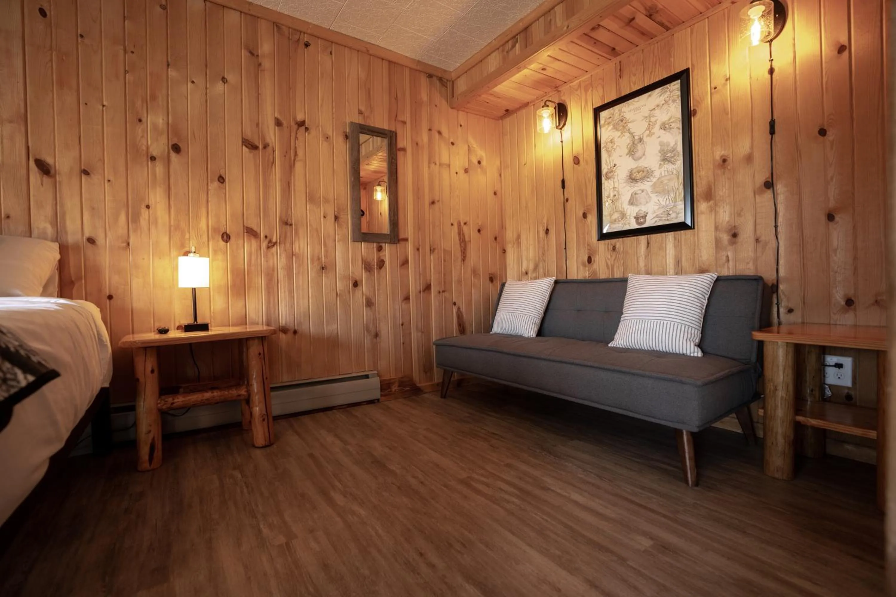 Bed in Columbia Point Resort