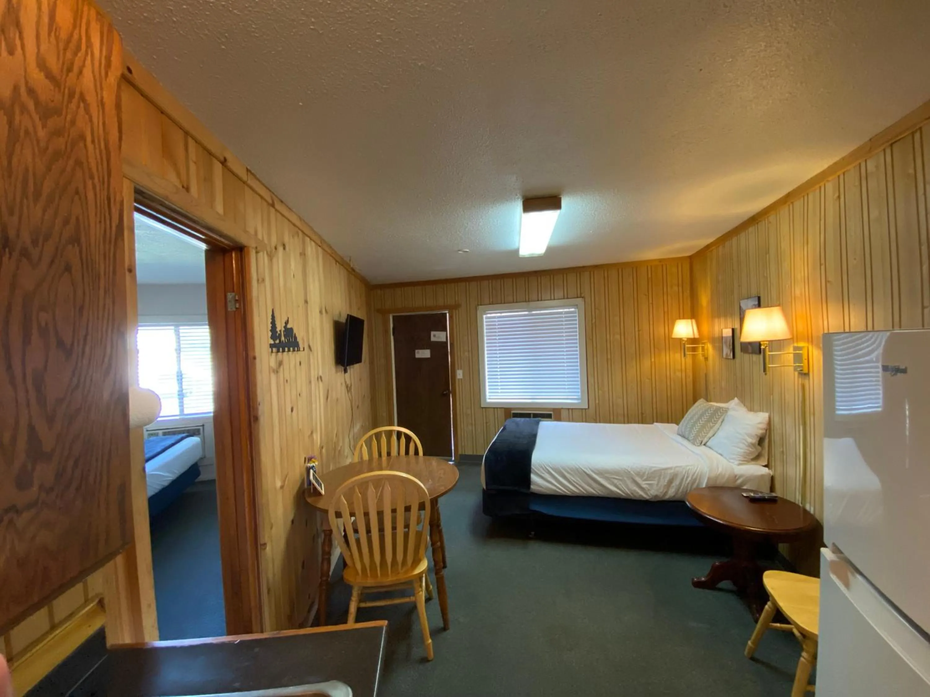 Bed in Columbia Point Resort