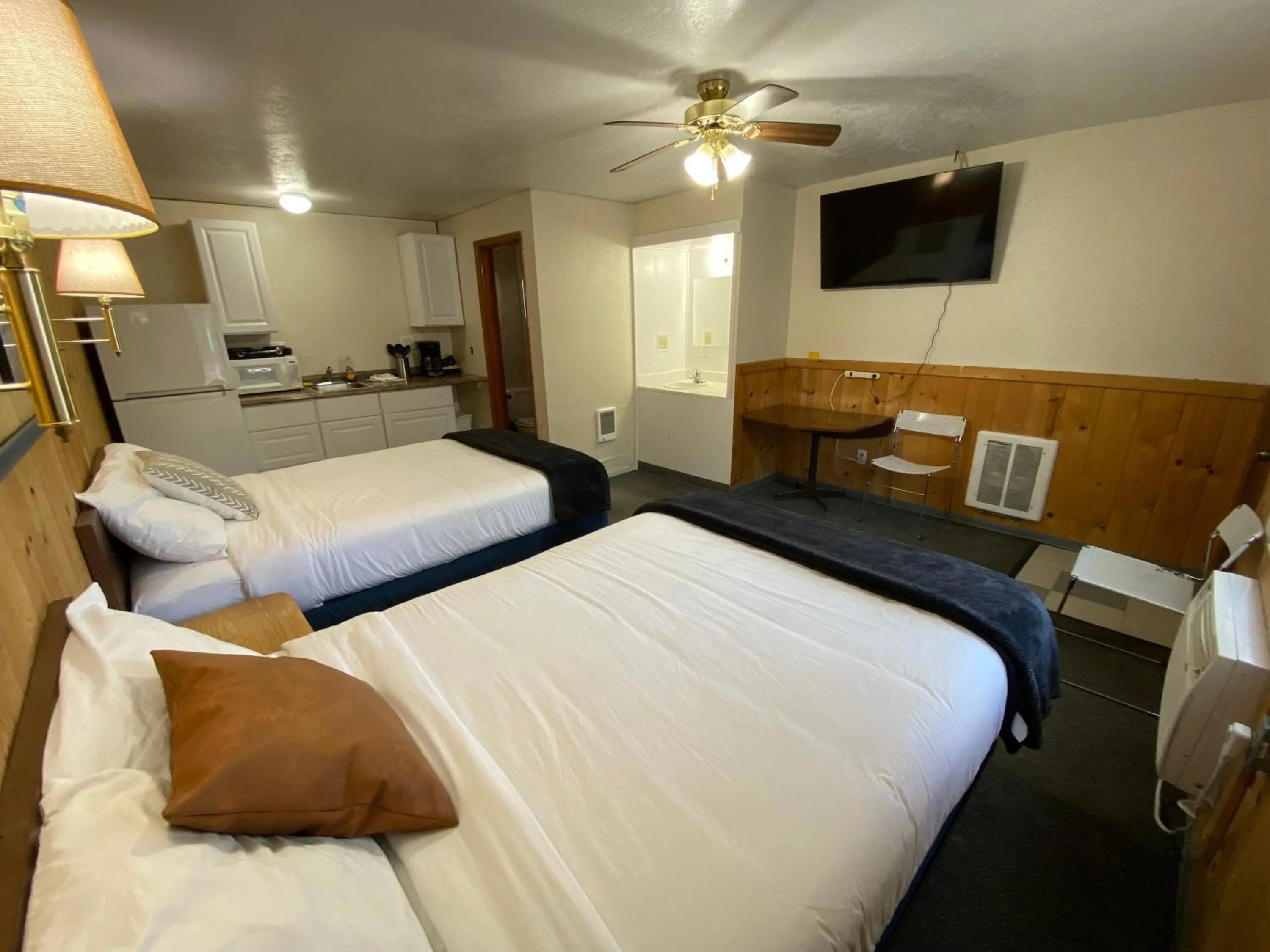 Bed in Columbia Point Resort