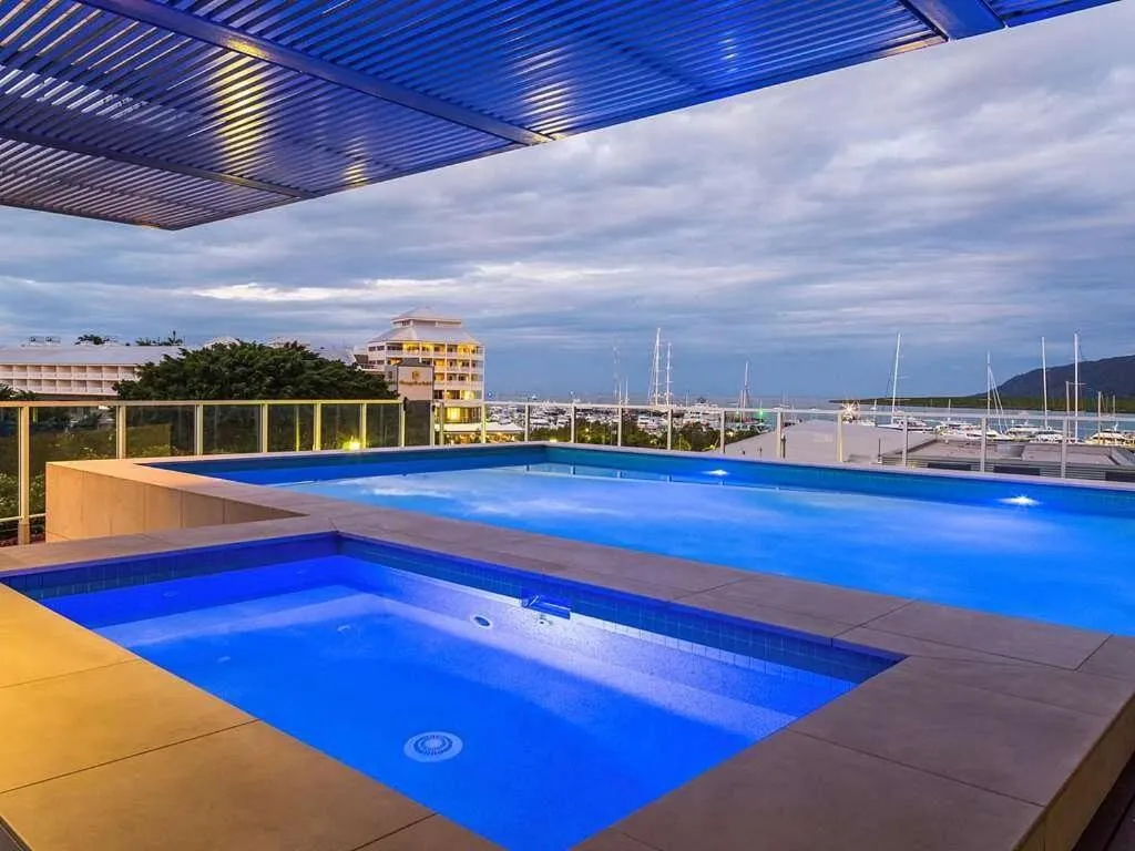 Swimming pool in Lovely One Bedroom Apartment "Cairns Harbour Lights"