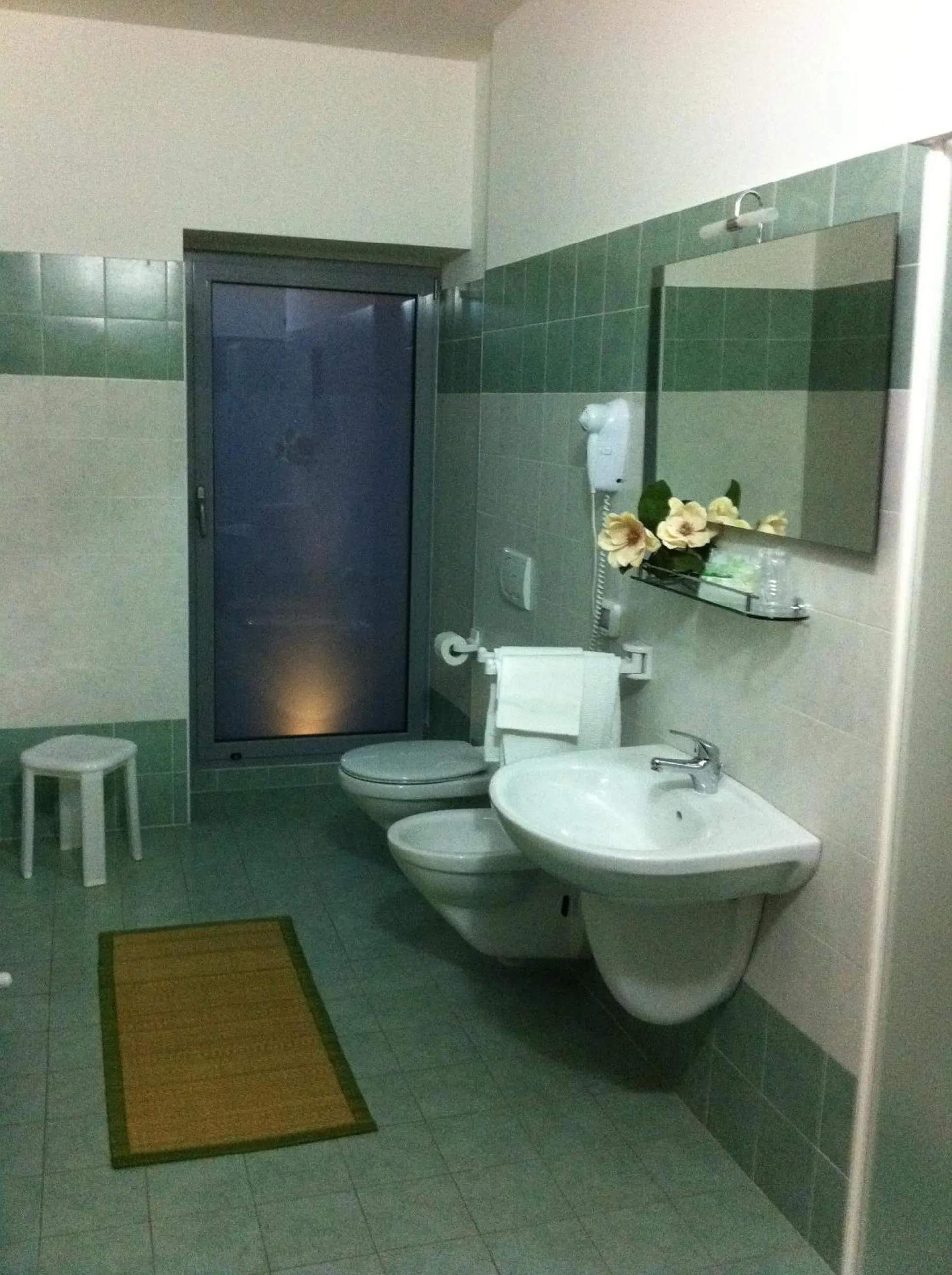 Bathroom in Da Santo Hotel Ristorante Pizzeria