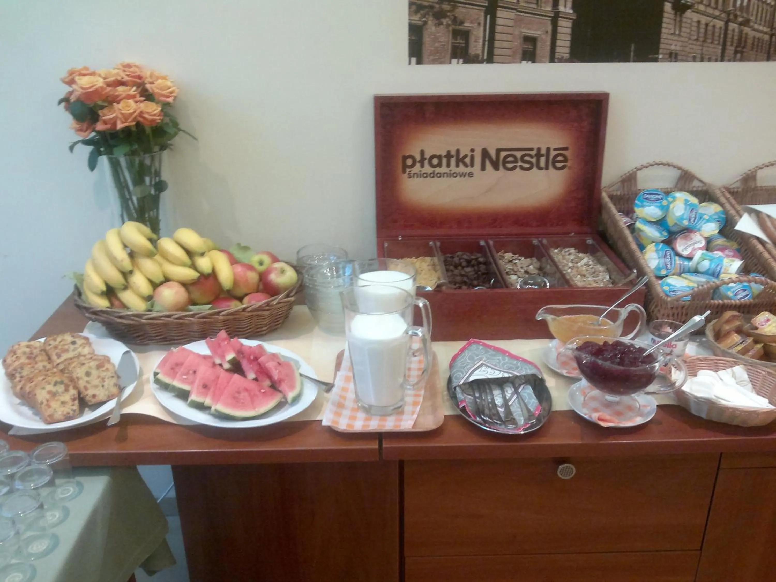 Buffet breakfast in H6 MAJOR ApartHotel Travel & Business, FREE PARKING