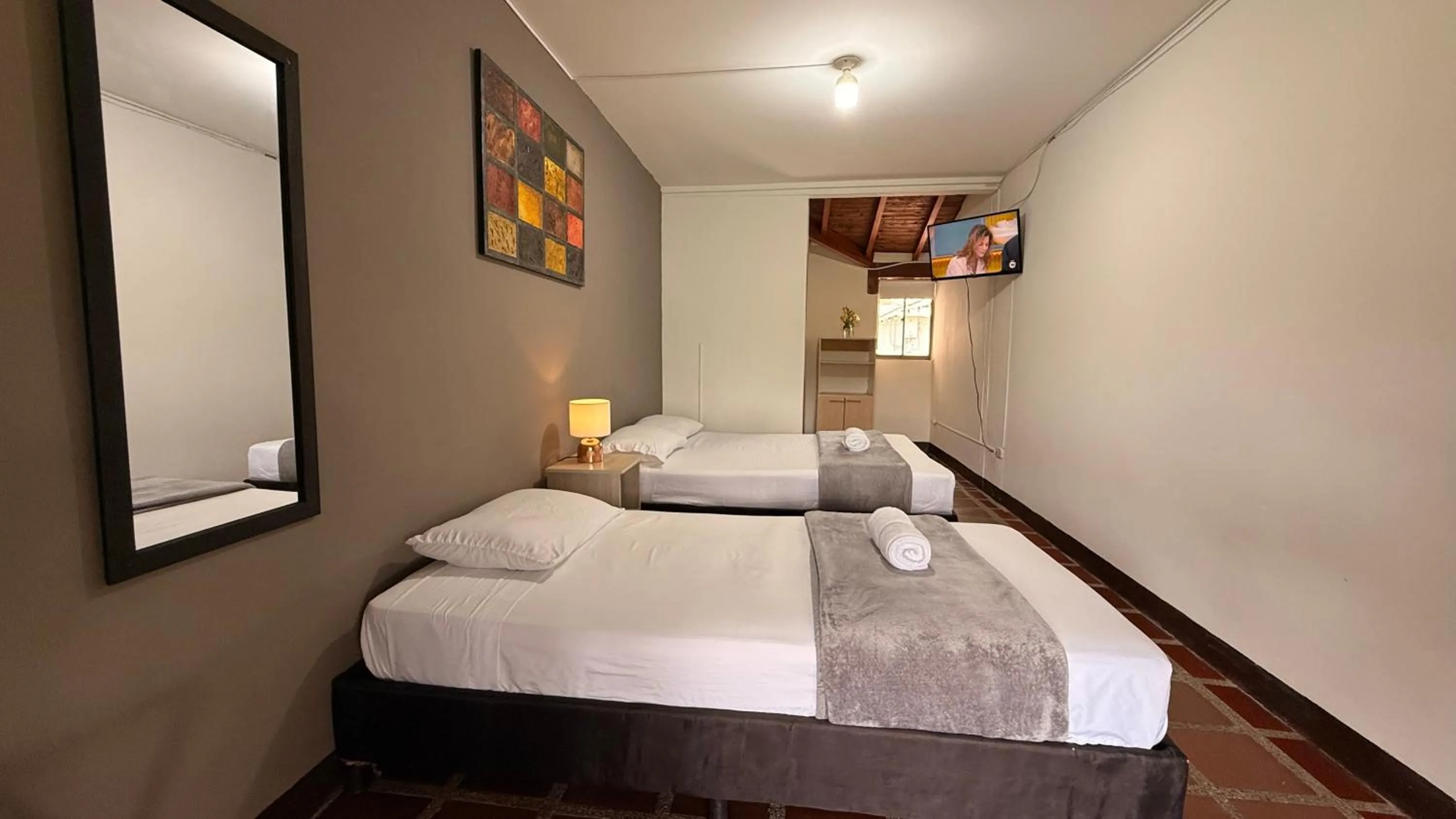 Photo of the whole room, Bed in Hotel CSI Llanogrande