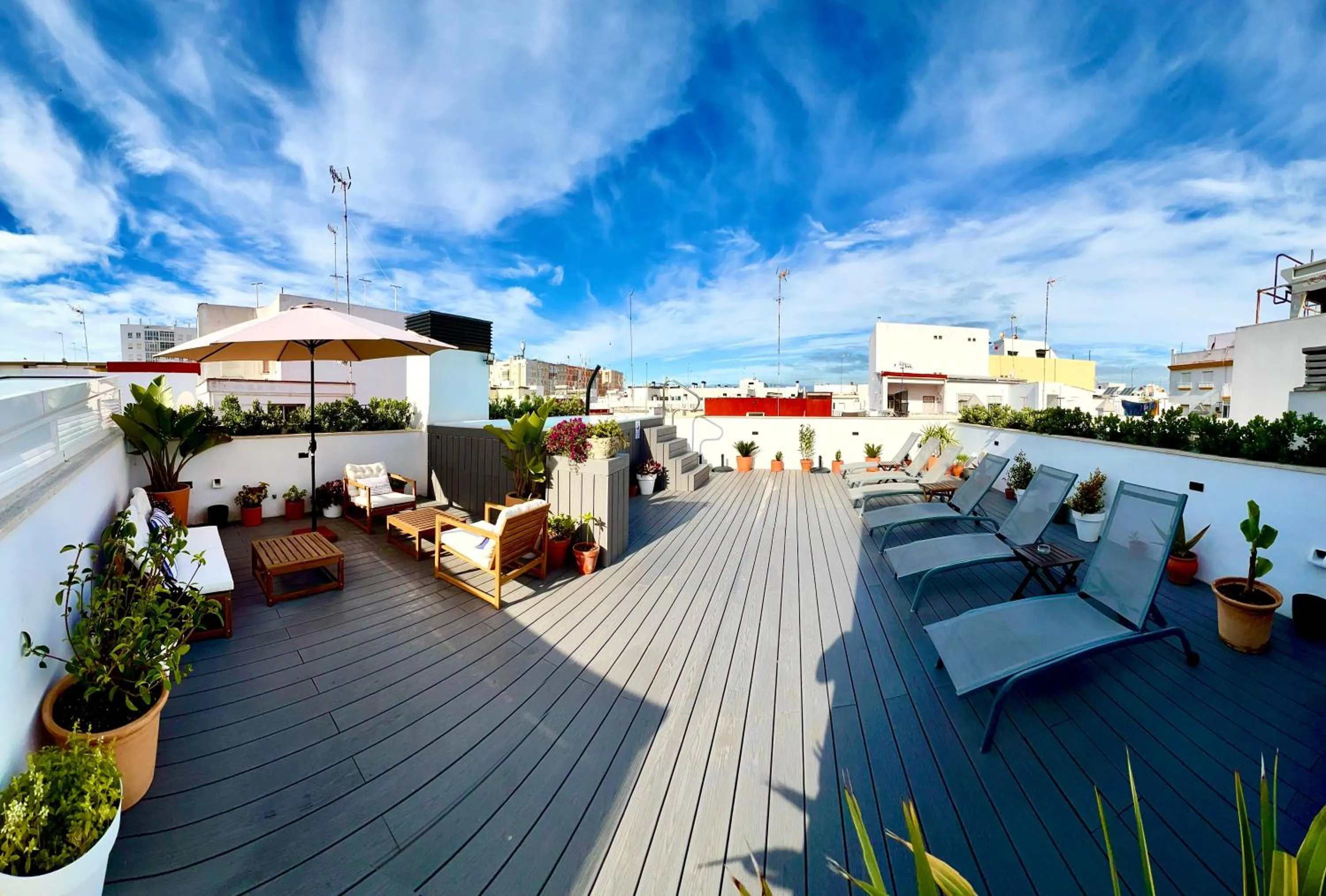 Solarium in Aparthotel Luz de Gades - Suites Spa Gym - Adults Only