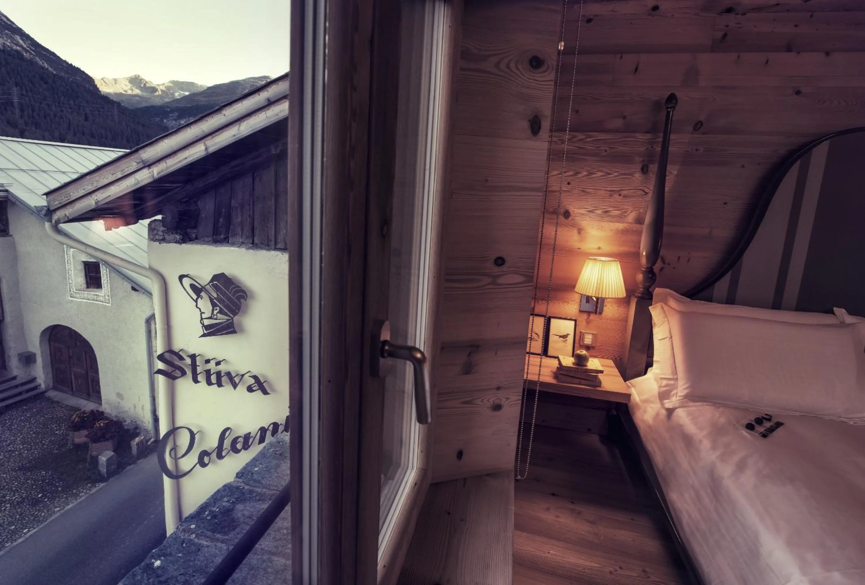 Bed in Chesa Stuva Colani