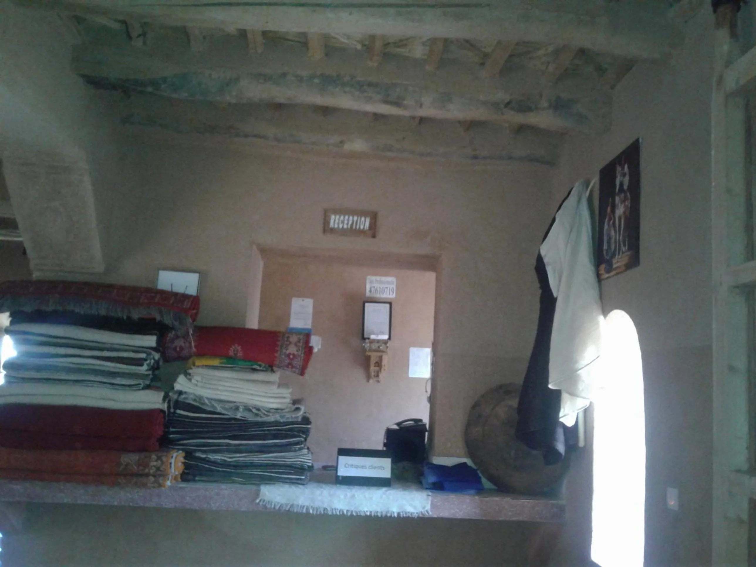 Lobby or reception, Bed in Casbah d'hôte La Jeanne Tourisme Ecologique