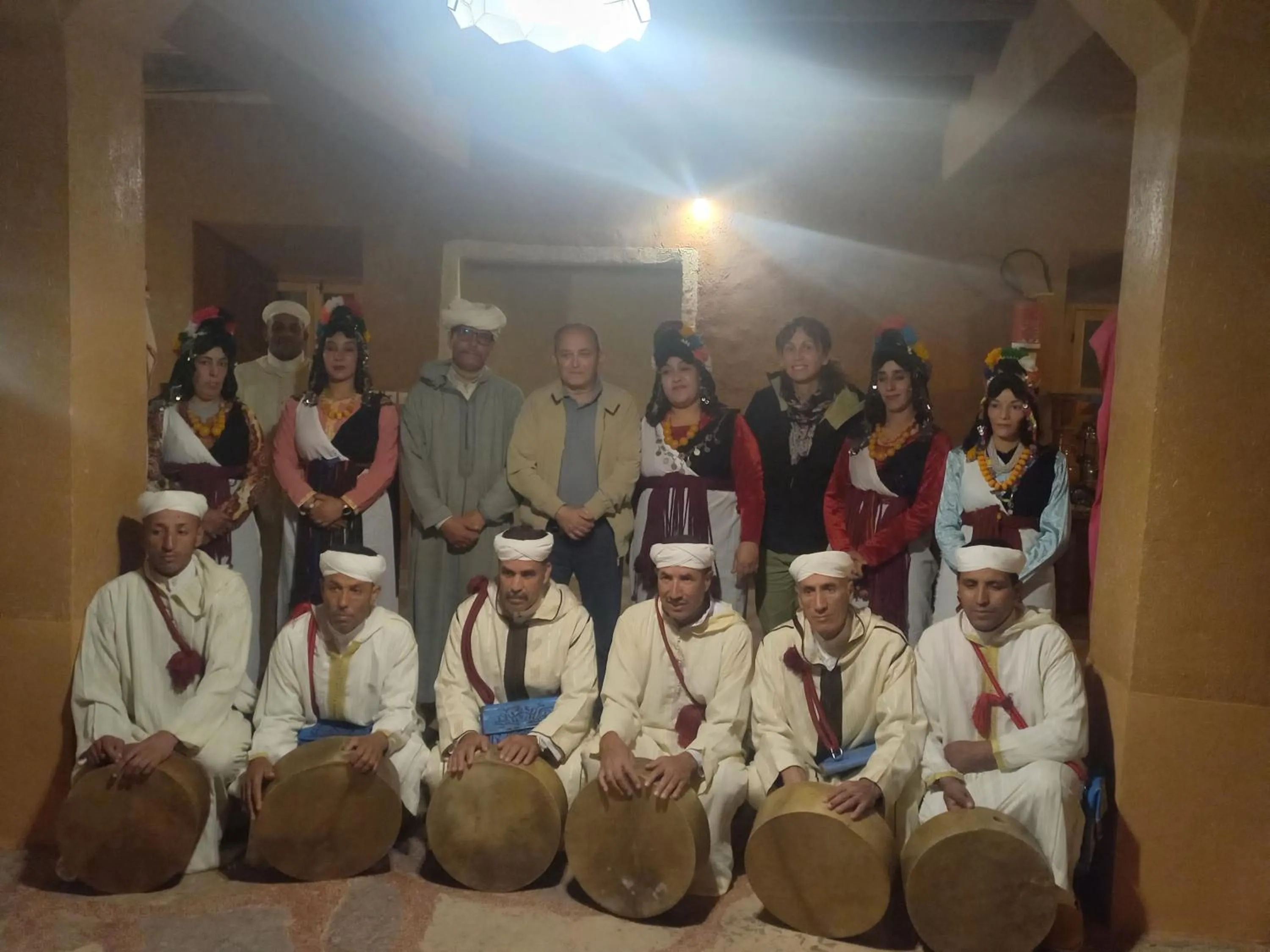 Evening entertainment in Casbah d'hôte La Jeanne Tourisme Ecologique