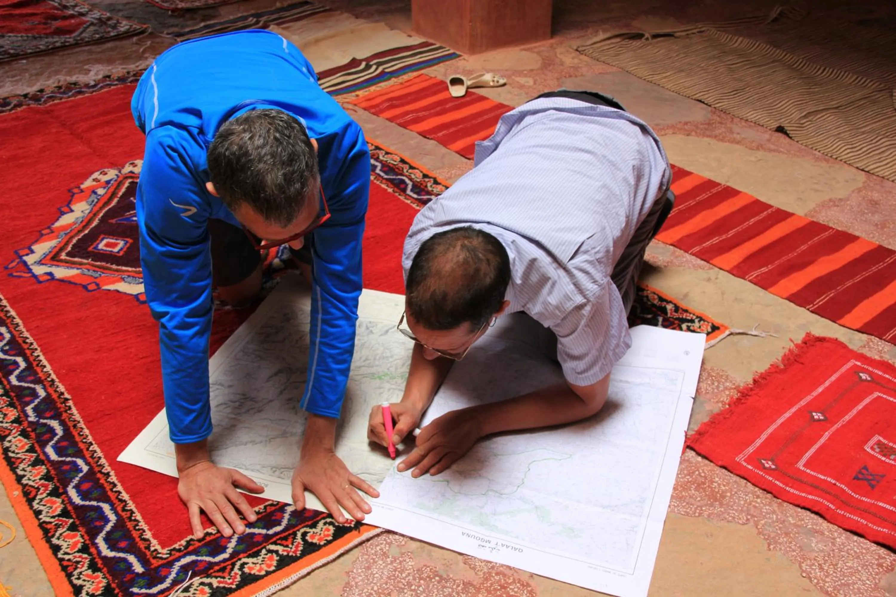 Lobby or reception in Casbah d'hôte La Jeanne Tourisme Ecologique