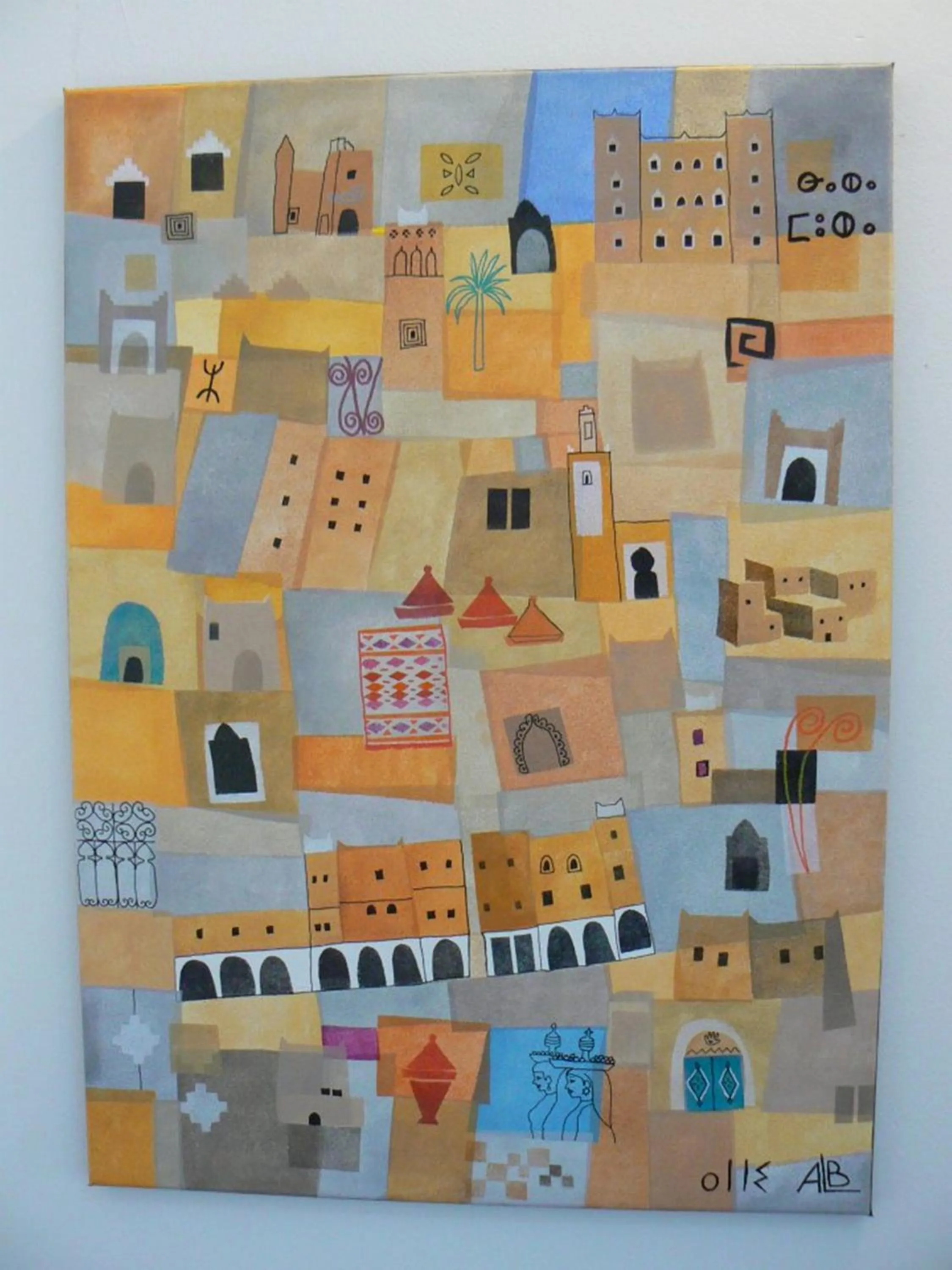 Decorative detail in Casbah d'hôte La Jeanne Tourisme Ecologique