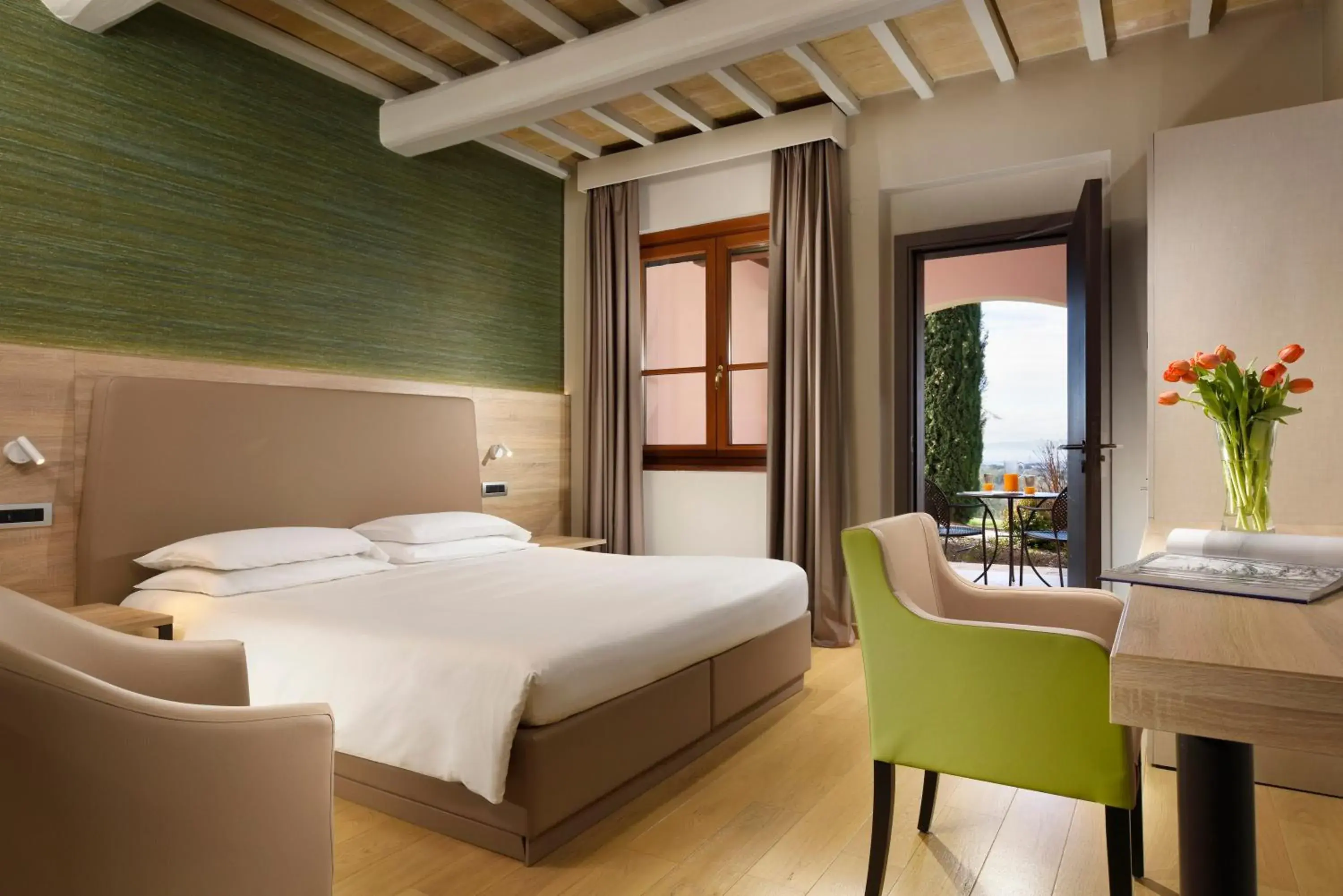 Bedroom, Bed in Borgobrufa Spa Resort Adults Only Bedroom, Bed in Borgobrufa Spa Resort Adults Only