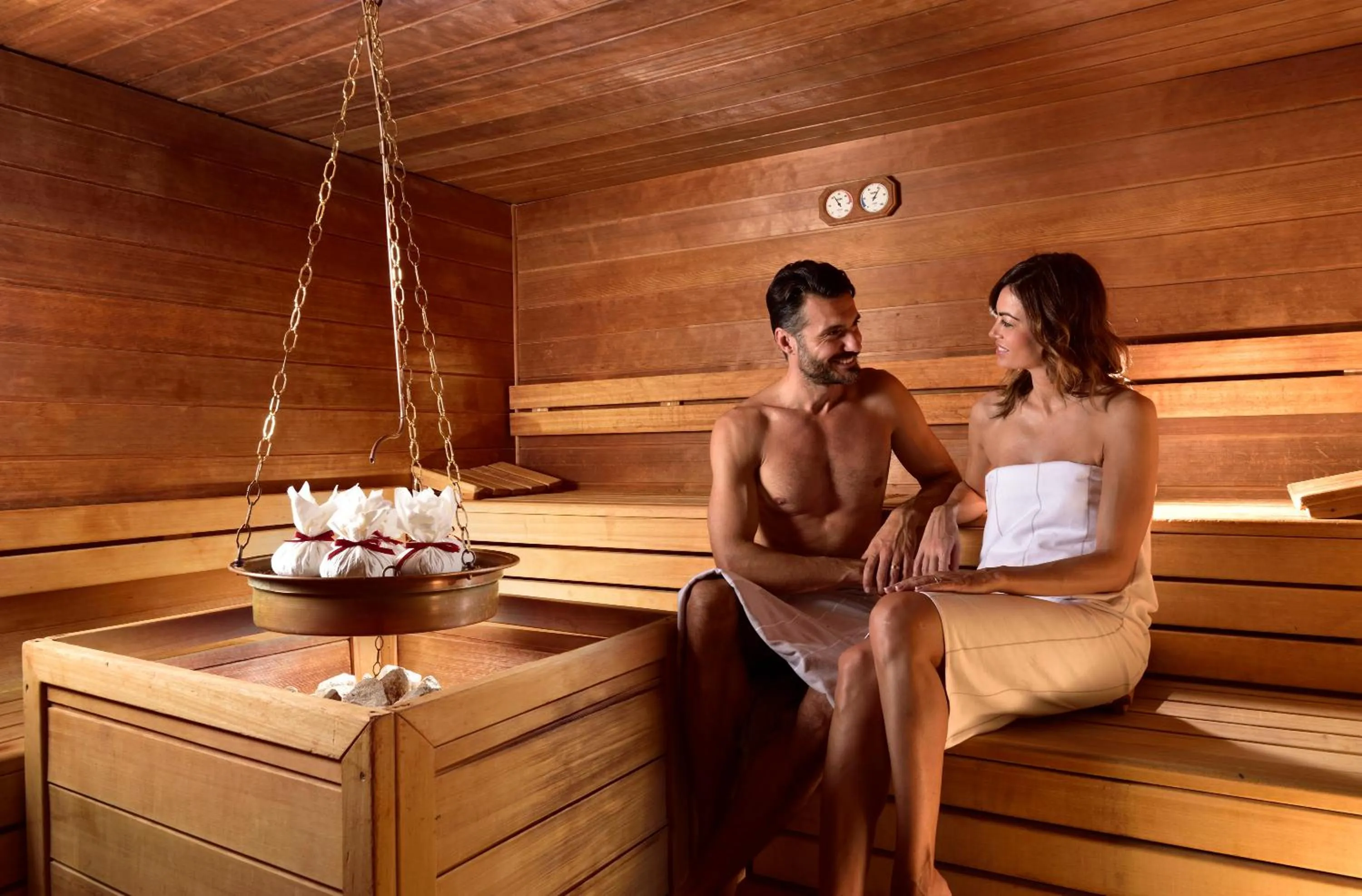 Sauna in Borgobrufa Spa Resort Adults Only