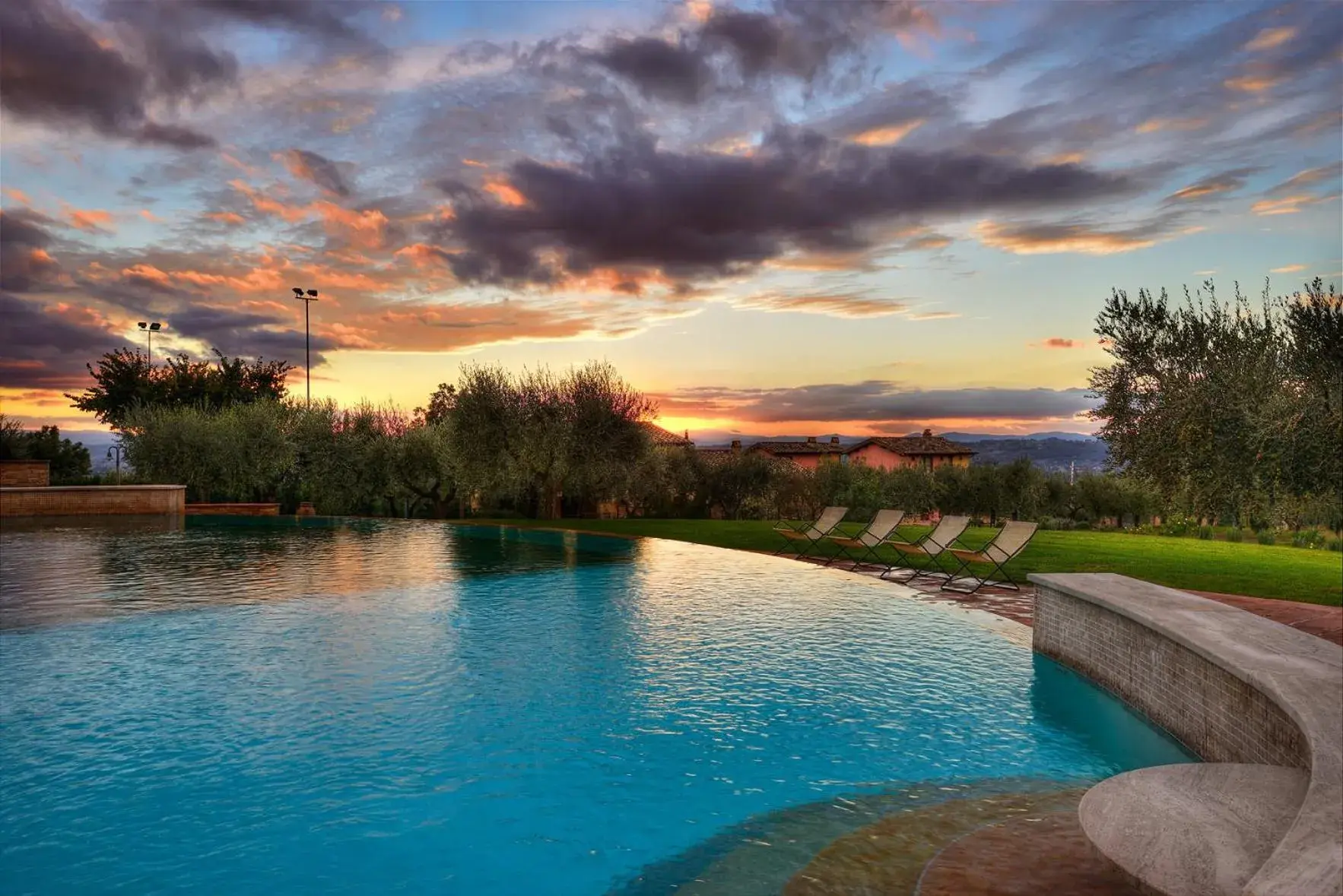 Swimming pool in Borgobrufa Spa Resort Adults Only Swimming pool in Borgobrufa Spa Resort Adults Only