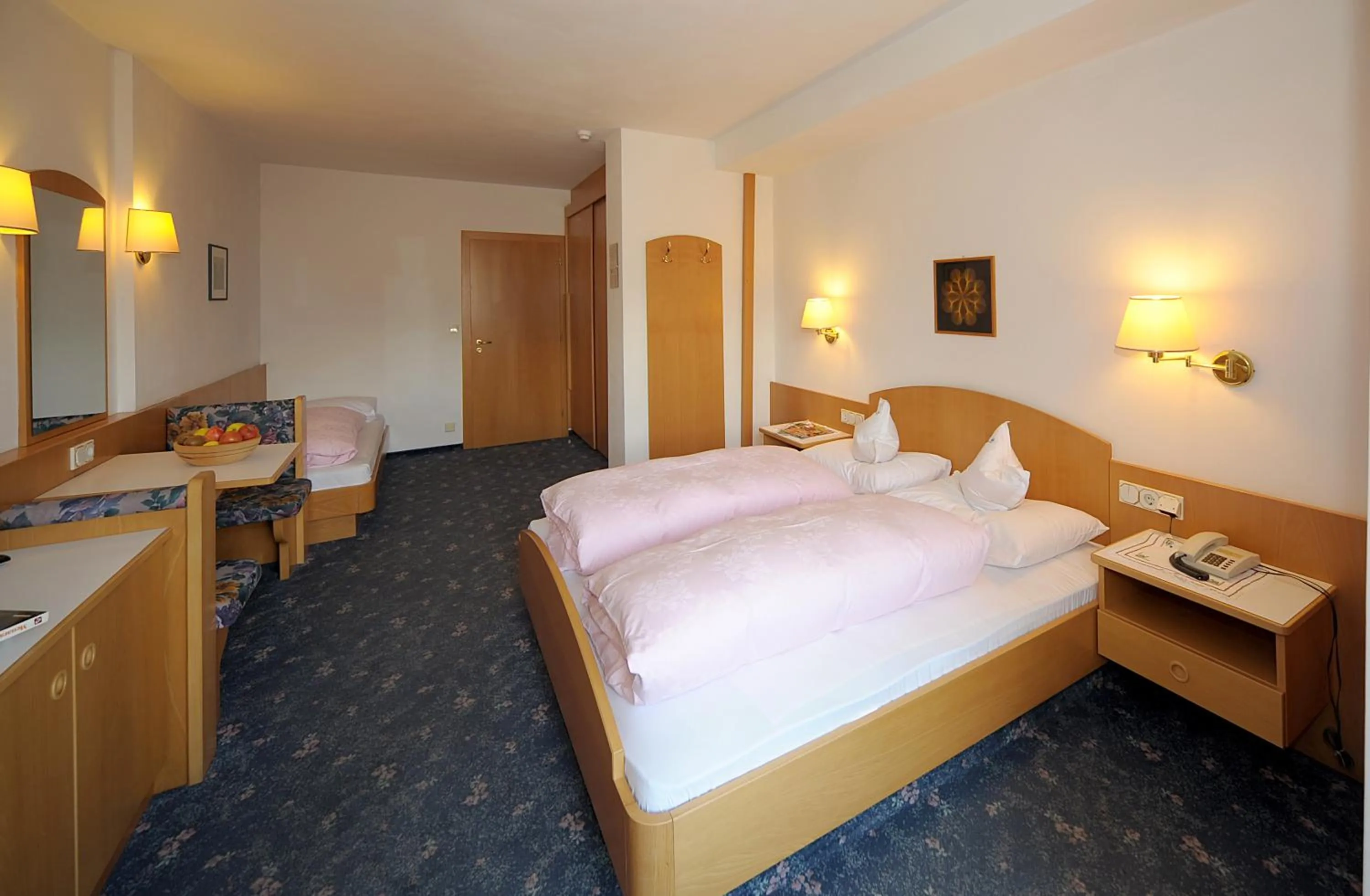 Bed in Hotel Waldheim